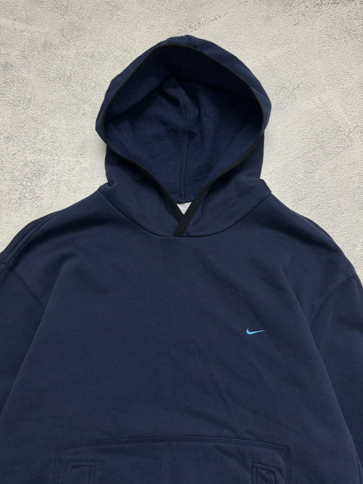 Nike Vintage Y2k Nike Mini Swoosh Basic Hoodie 00’s Size US M / EU 48-50 / 2 - 3 Thumbnail
