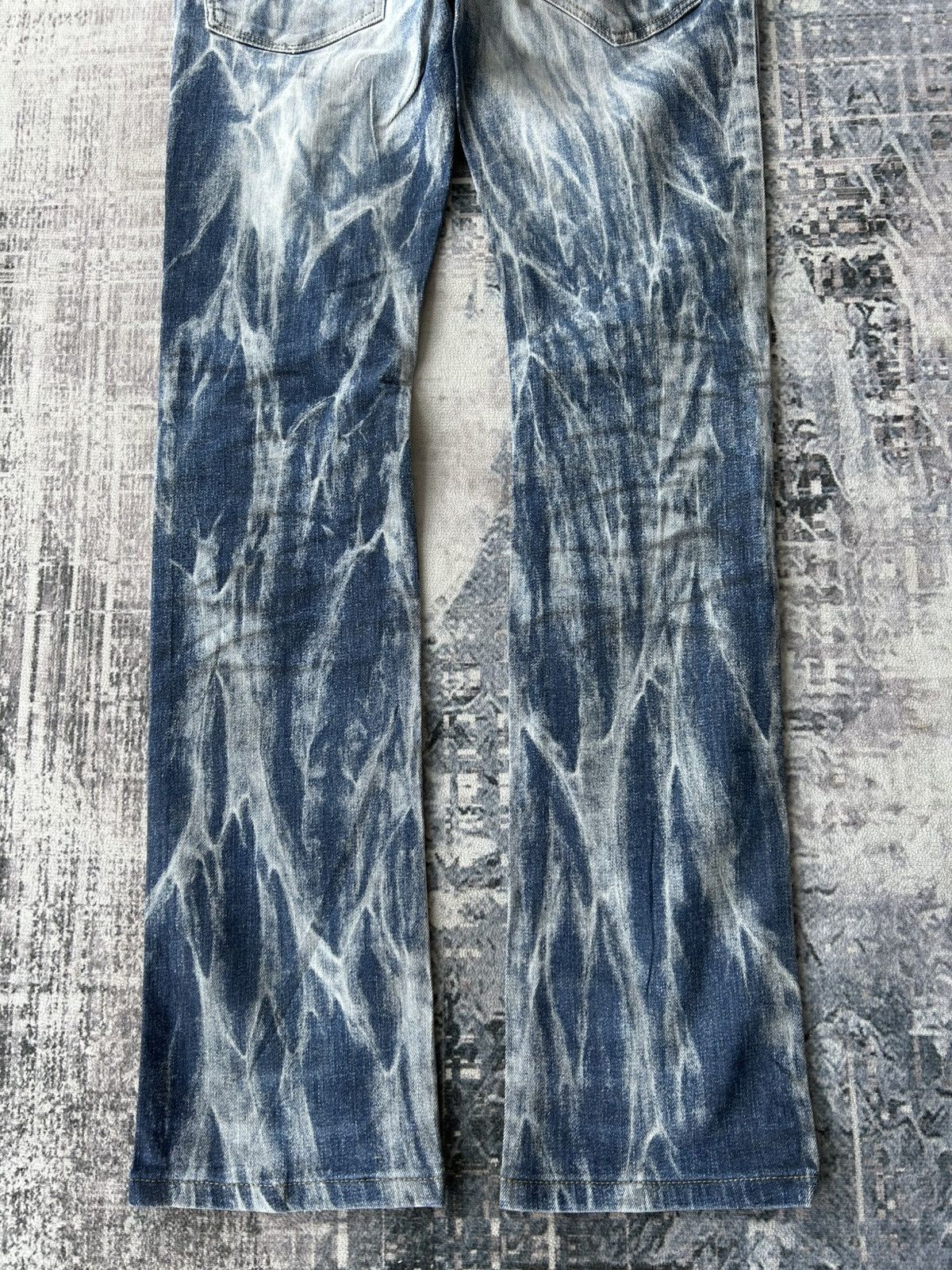 If Six Was Nine Rockstar Tornado Mart Acid Wash Jeans Size US 31 - 8 Thumbnail