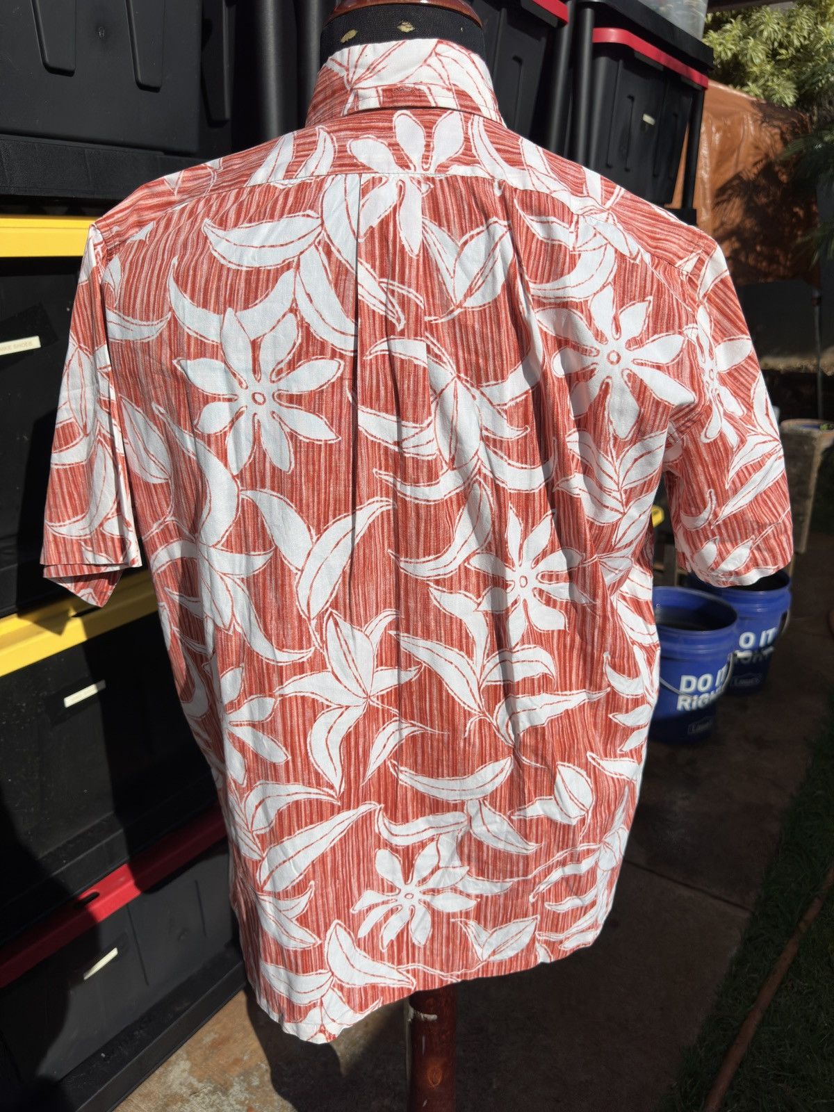 Reyn Spooner Preowned Reyn Spooner Phil Edwards Red/White Men's M Size US M / EU 48-50 / 2 - 2 Thumbnail