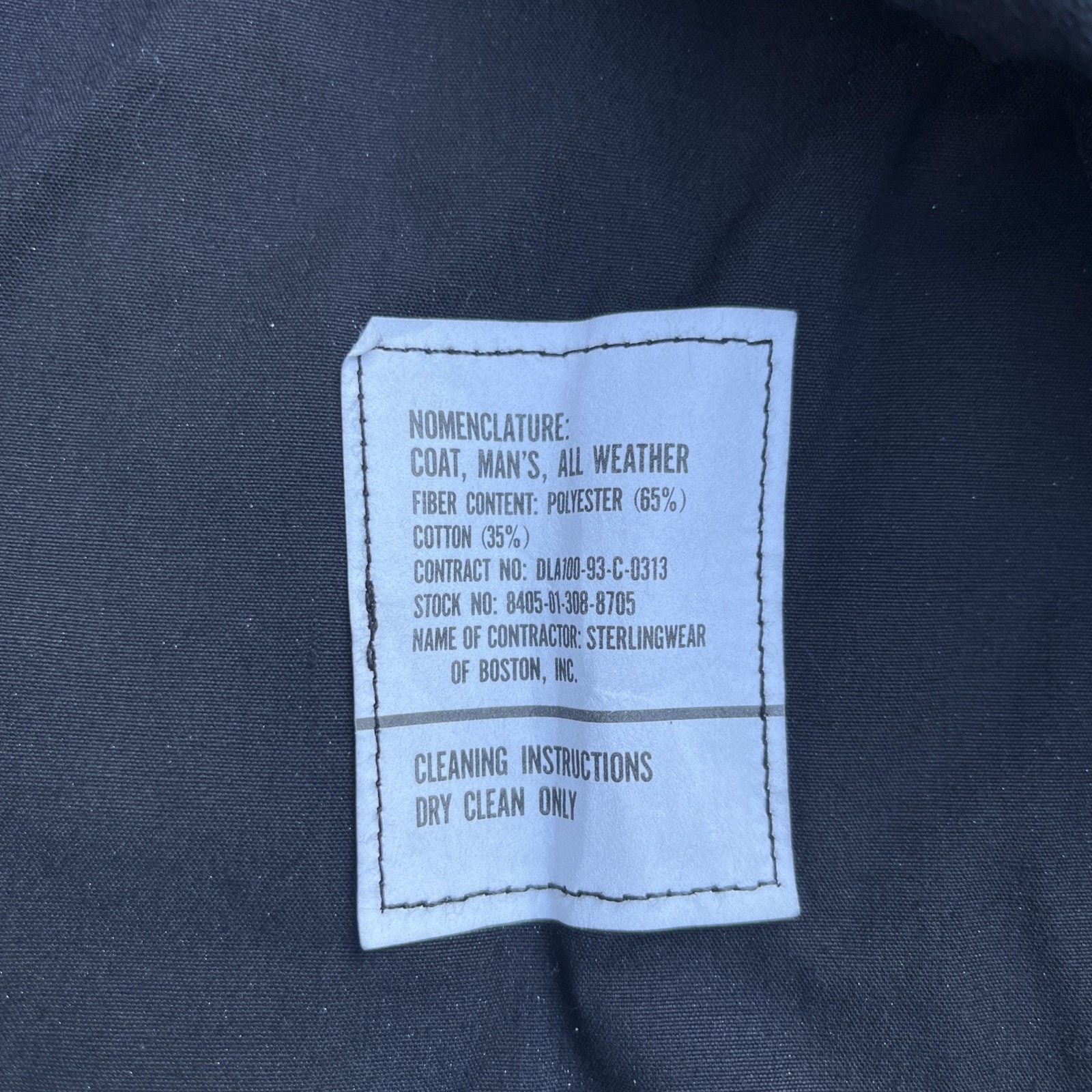 Sterlingwear Sterlingwear of Boston US Army All Weather Trench Coat 42S Size US S / EU 44-46 / 1 - 6 Thumbnail