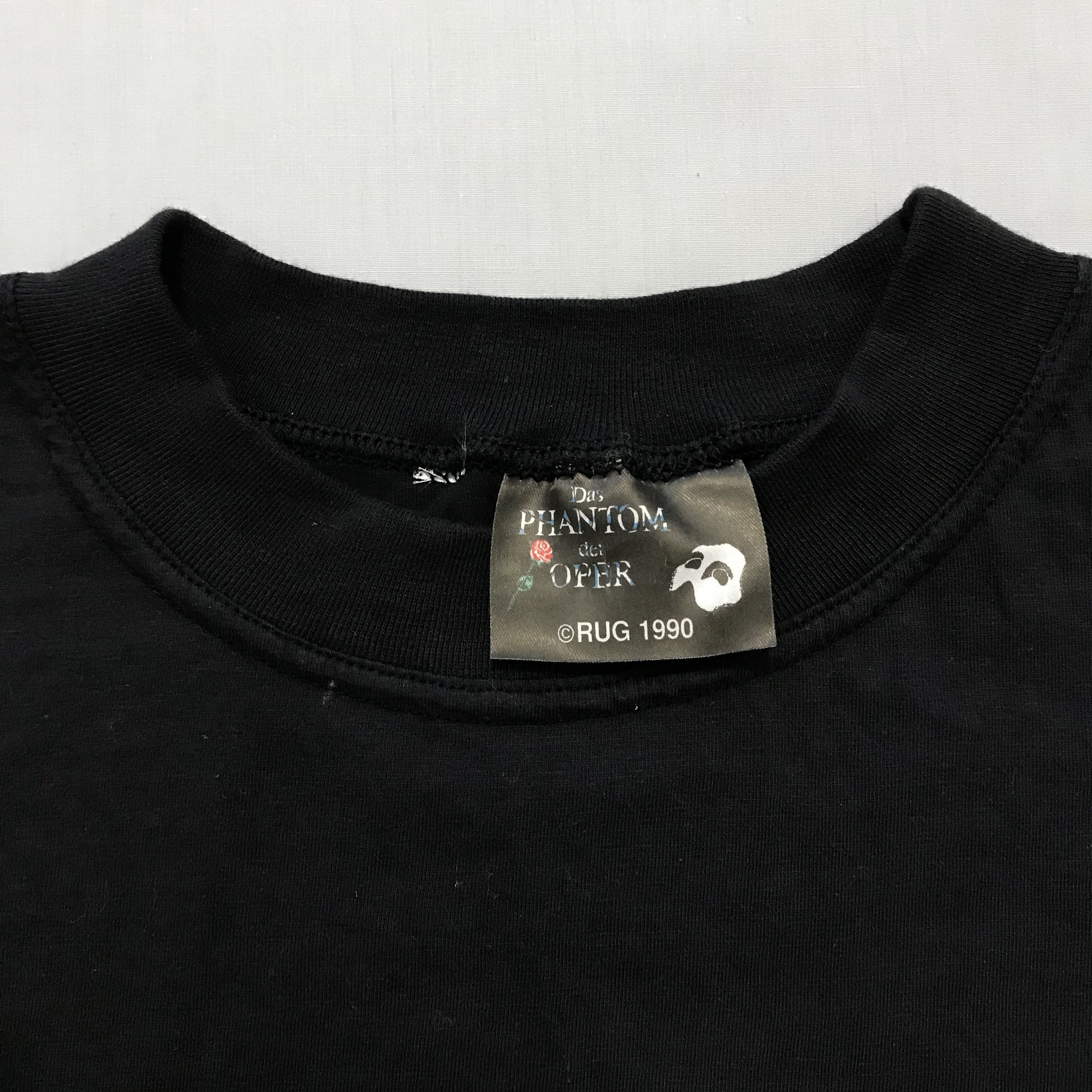 Vintage PHANTOM OPER 1990 Vintage T-Shirt Band Tee 90s Kanye West Size US L / EU 52-54 / 3 - 4 Thumbnail