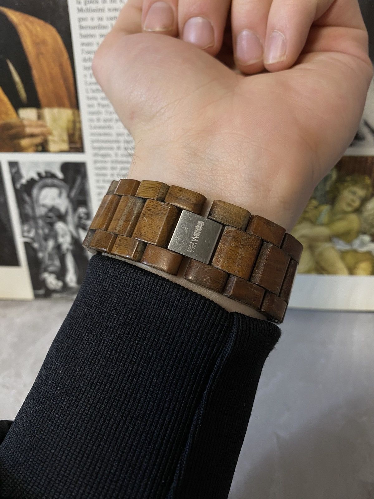 WeWood WeWood Jupiter Square Face Natural Wooden Watch Size ONE SIZE - 9 Thumbnail