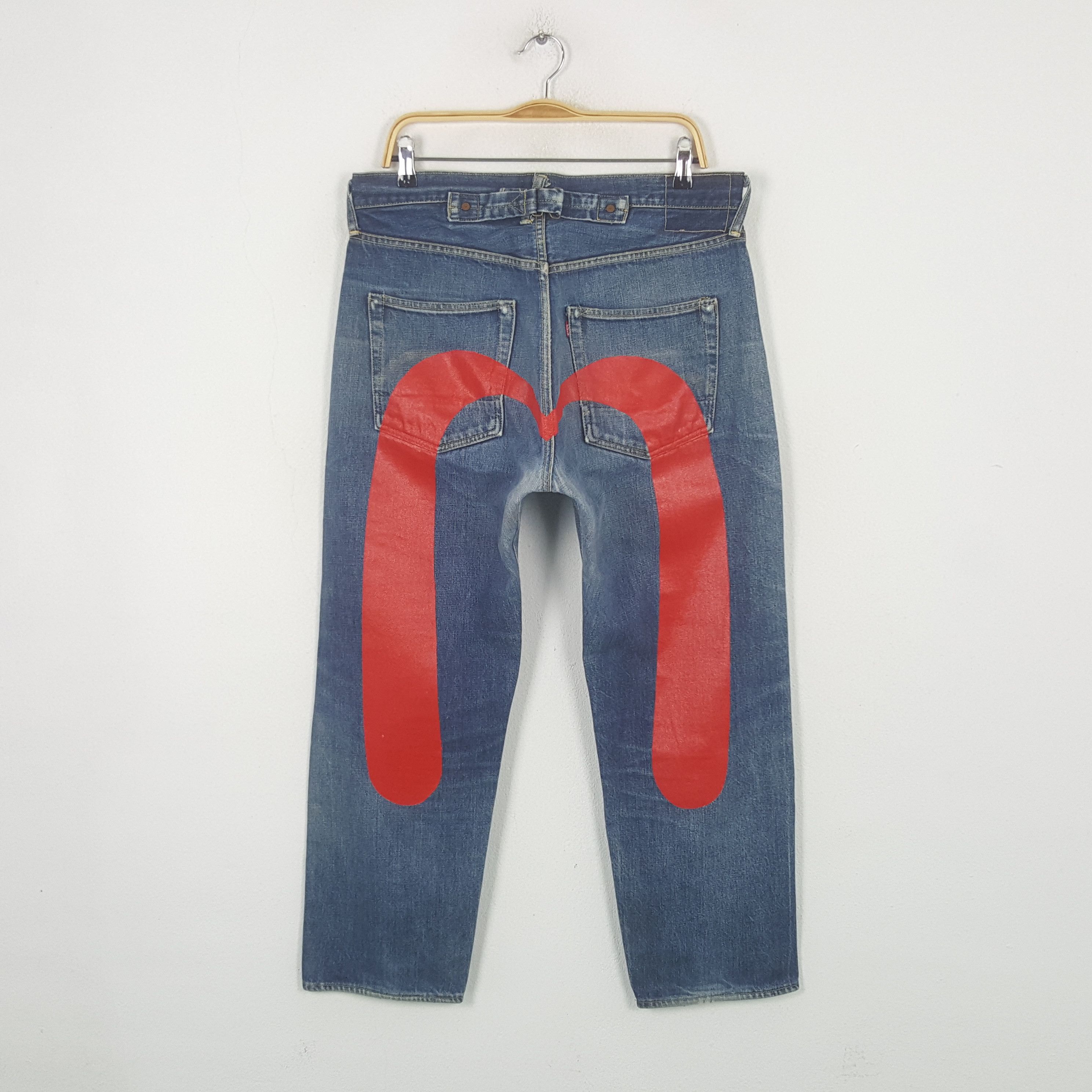 Evisu Vintage Evisu Japanese Daicock Custom Art Denim Jeans RR23 Size US 34 / EU 50 - 1 Thumbnail