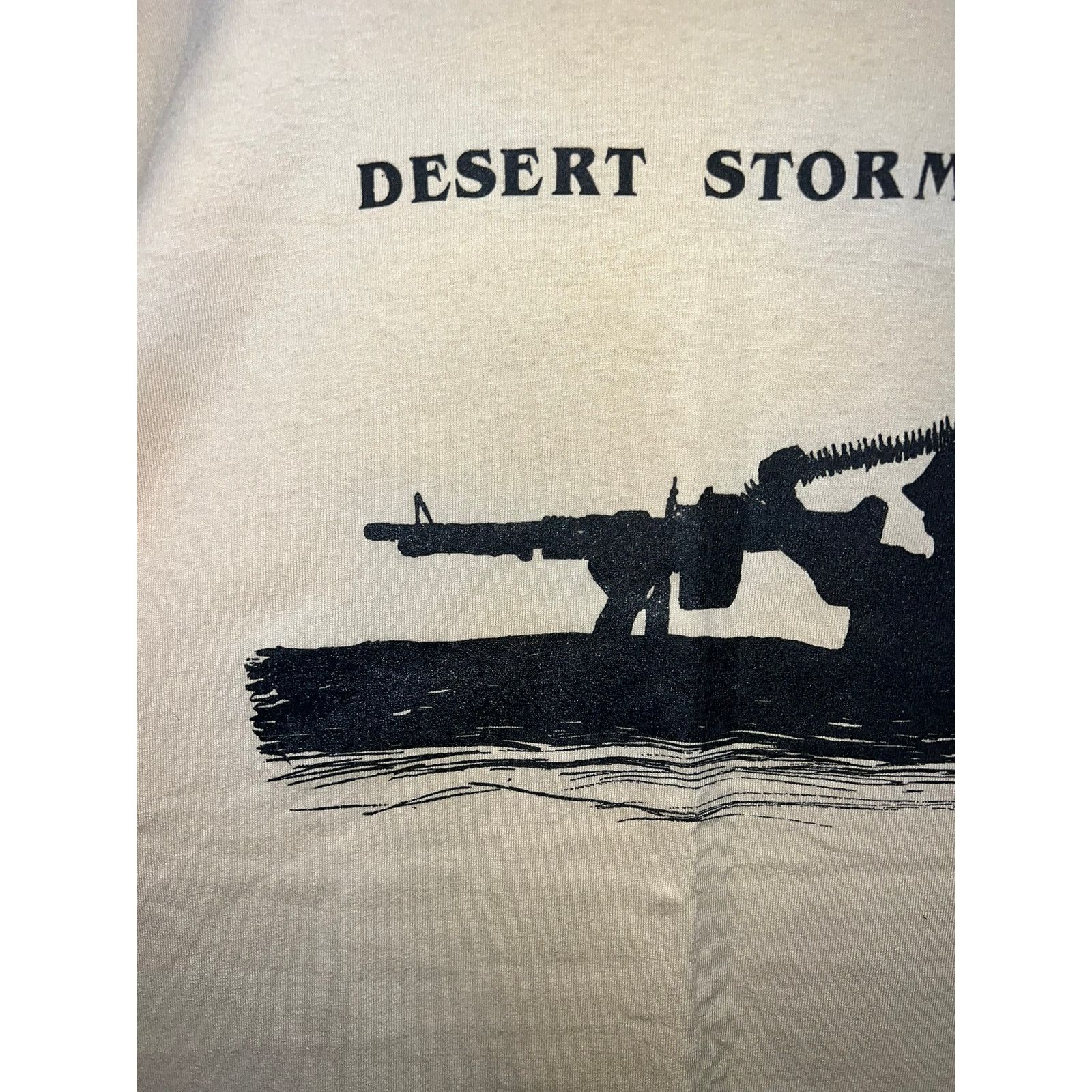Vintage Vintage Desert Storm Shirt USA Iraq Gulf War Army Tee 90s XL Size US XL / EU 56 / 4 - 4 Thumbnail