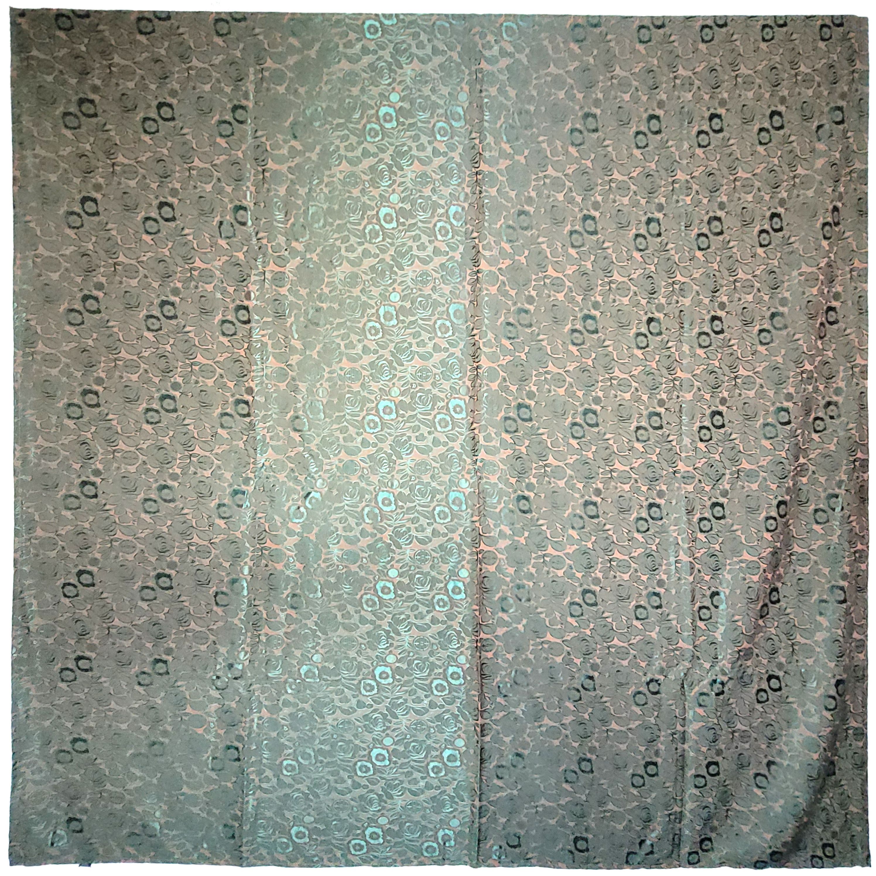 Other NWT Double-Sided Silk Scarf 52"x52" Large Square Wrap 3019 Size ONE SIZE - 2 Thumbnail
