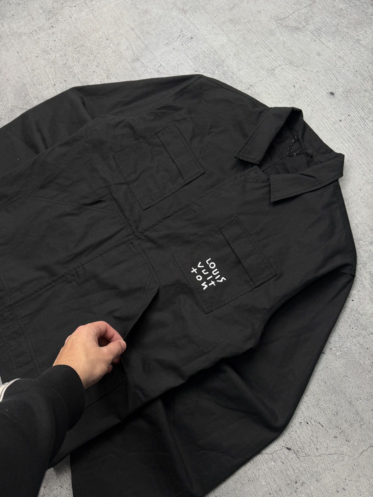 Louis Vuitton LOUIS VUITTON AIRPLANE LOGO LV WORK MILITARY JACKET Size US S / EU 44-46 / 1 - 6 Thumbnail