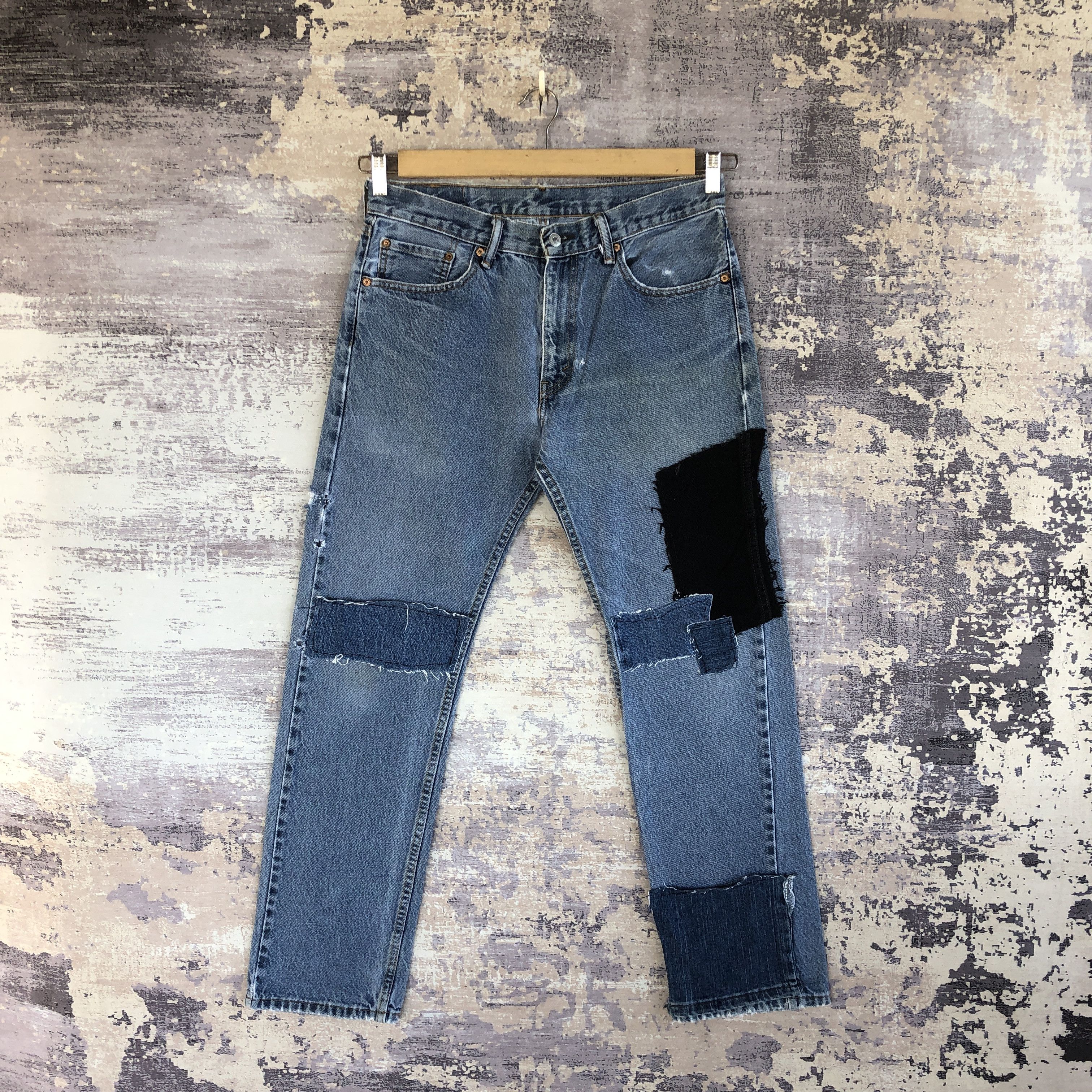 80s-90s Levi’s patchwork denim 501 505 501® '90s Patchwork Women's Jeans - Medium Wash | Levi's® US