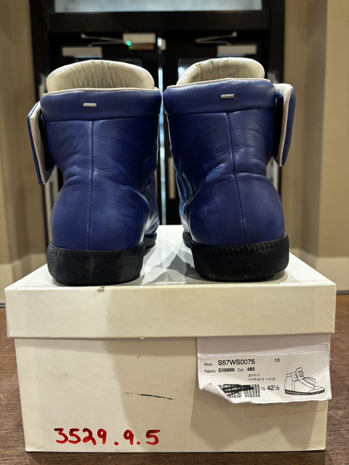 Maison Margiela Maison Margiela Future High Navy Size US 9.5 / EU 42-43 - 3 Thumbnail