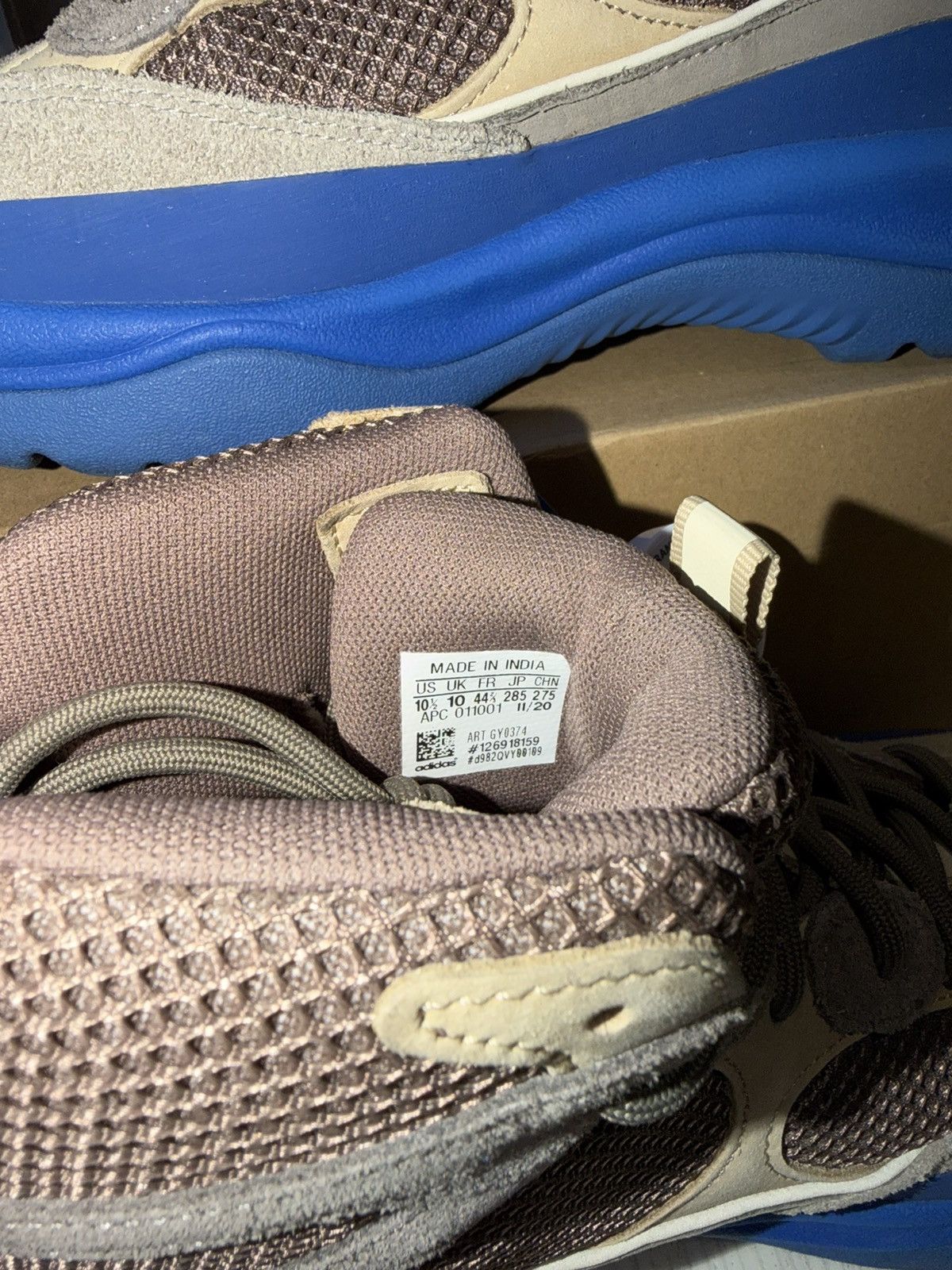 Adidas × Kanye West Adidas Yeezy Desert Boot Taupe Blue Size US 10.5 / EU 43-44 - 8 Thumbnail