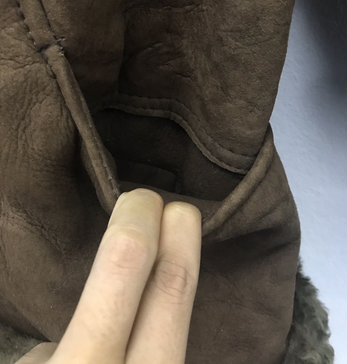 Leather × Vintage Vintage Rotiny Fur Leather Jacket Size US M / EU 48-50 / 2 - 5 Thumbnail