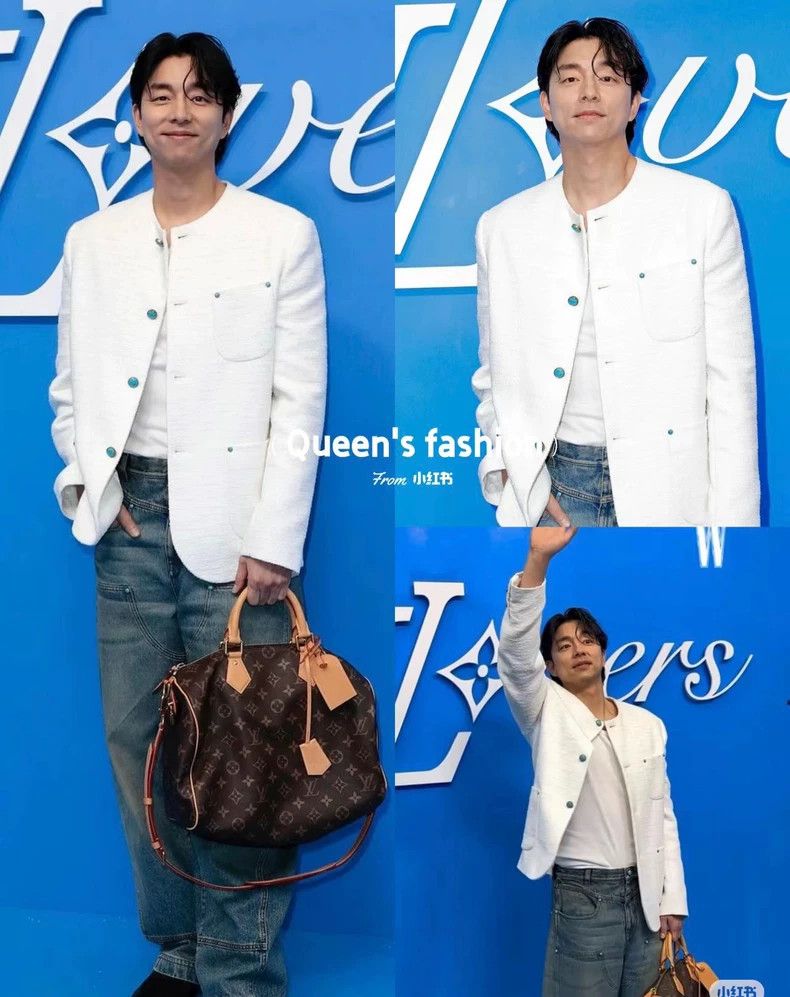 Louis Vuitton Louis Vuitton 24 FW Show Turquoise White Collarless Jacket Size US M / EU 48-50 / 2 - 4 Thumbnail