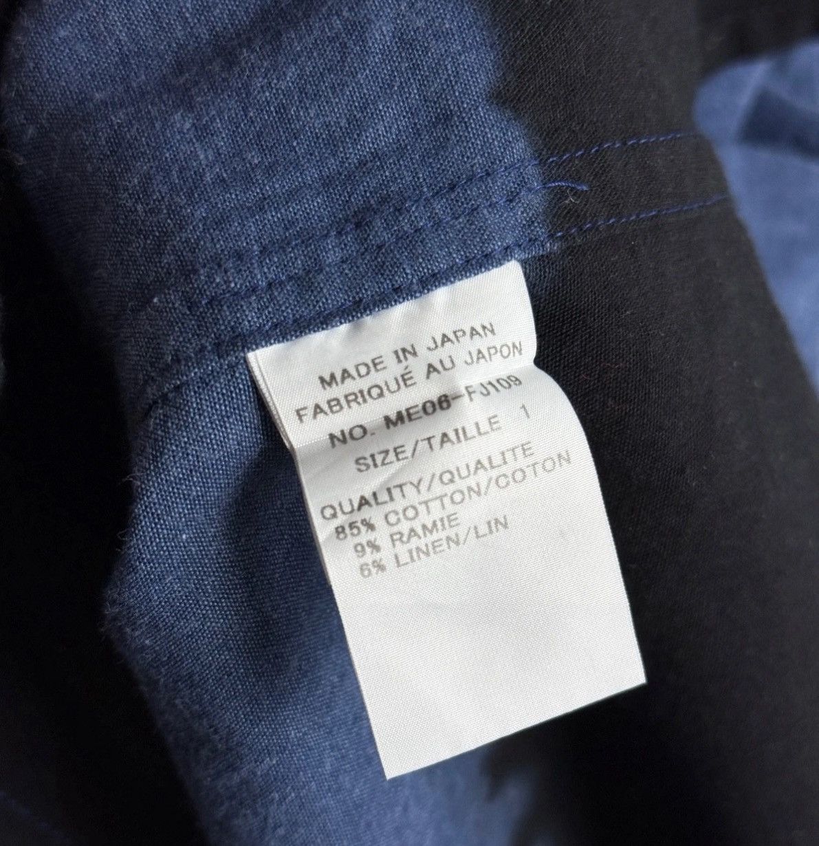 Issey Miyake Issey Miyake Men oversized bi-colour shirt Size US S / EU 44-46 / 1 - 9 Thumbnail