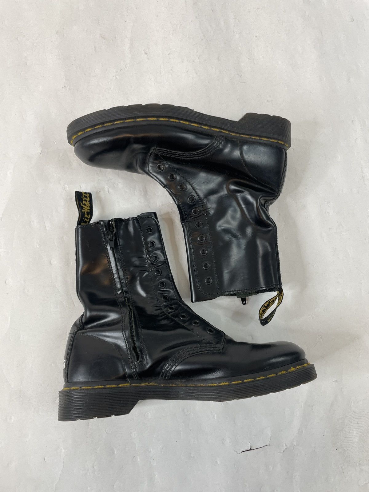 Dr. Martens × Vetements borderline 10-eye 1490 boots Size US 9 / EU 42 - 5 Thumbnail
