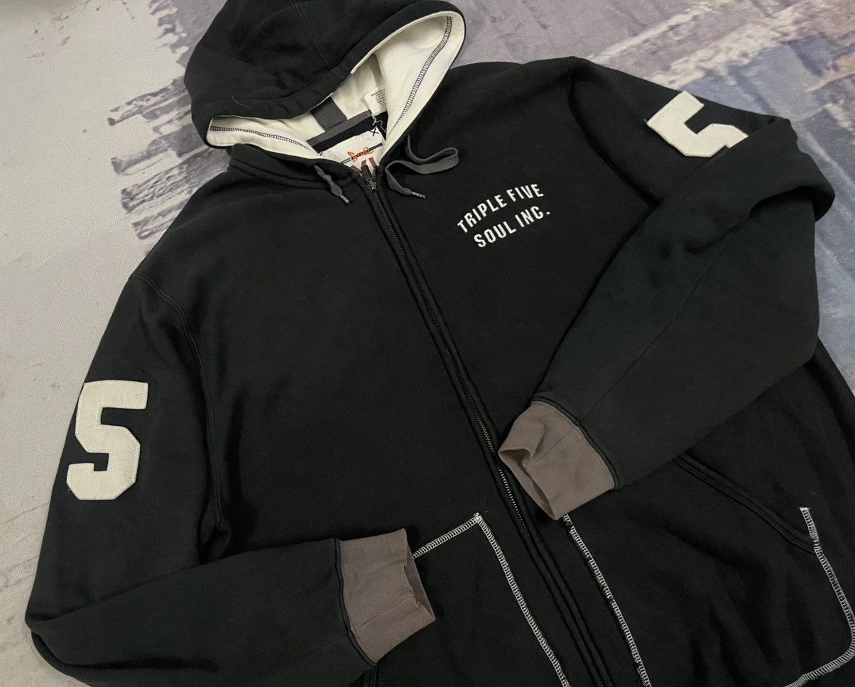 Japanese Brand × Triple 5 Soul × Vintage 2000s TRIPLE 5 SOUL ZIPPER HOODIE RARE DESIGN SIZE XXL Size US XXL / EU 58 / 5 - 8 Thumbnail