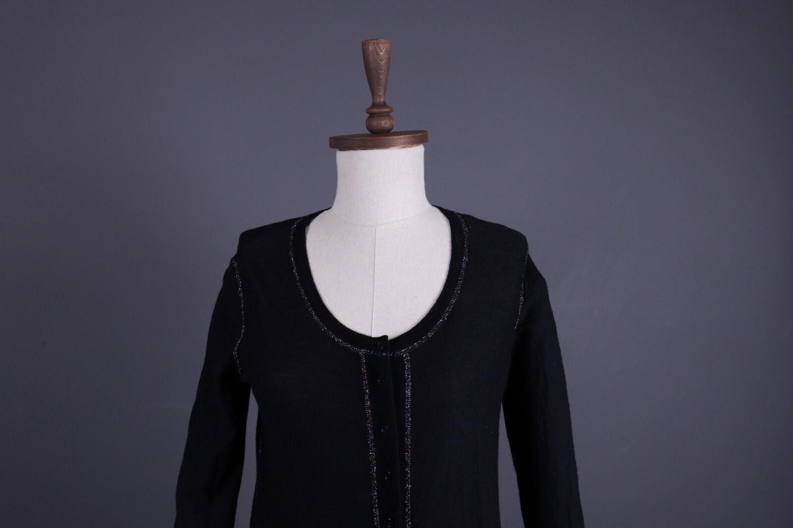 Sonia Rykiel Sonia by Sonia Rykiel Black Cardigan Sweater Size XL Size XL / US 12-14 / IT 48-50 - 2 Thumbnail