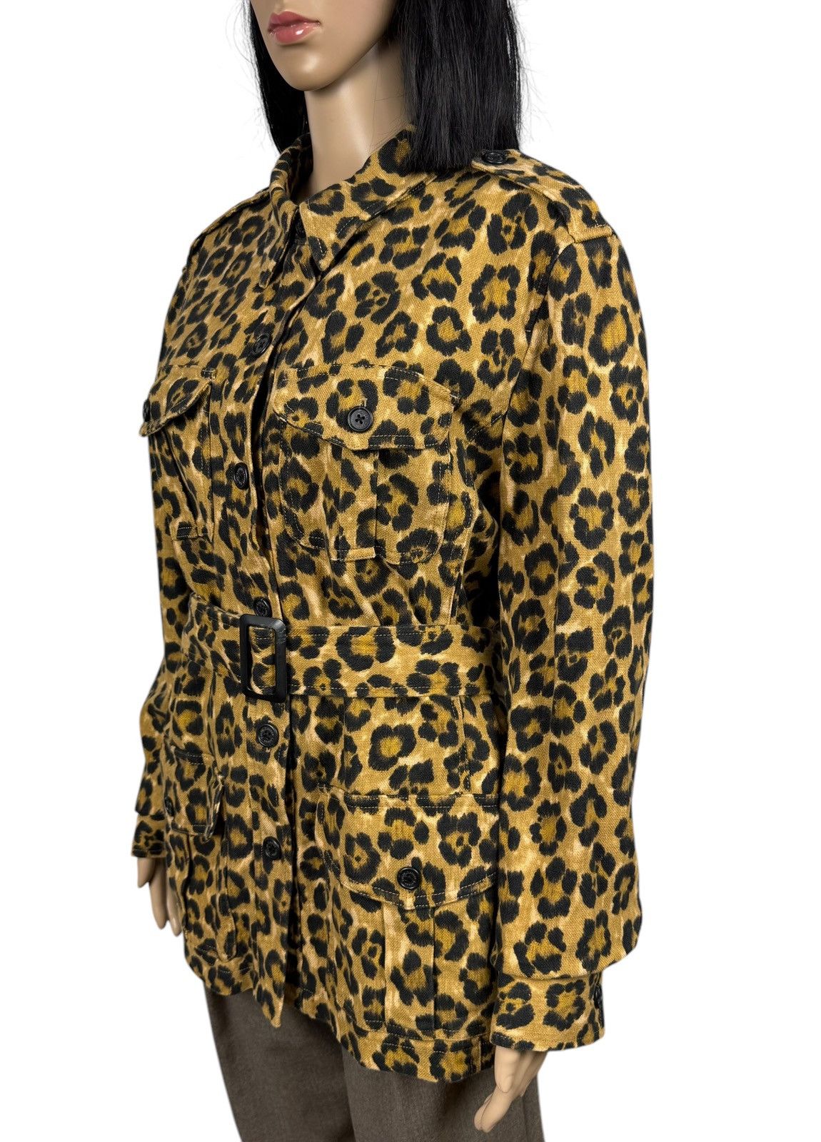 Lauren Ralph Lauren × Ralph Lauren Lauren Ralph Lauren Linen-Cotton Printed Jacket Belted Leo Size XL / US 12-14 / IT 48-50 - 5 Thumbnail