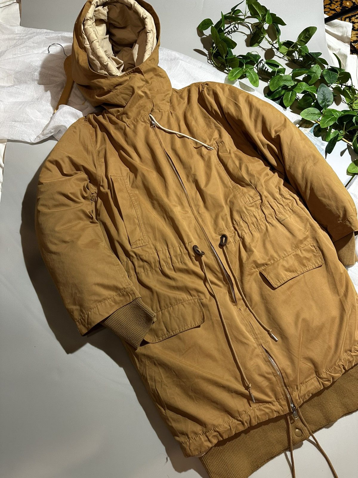 Acne Studios Acne Tan Puffer Parka Coat Detachable Hood Padded Liner 34SM Size S / US 4 / IT 40 - 5 Thumbnail