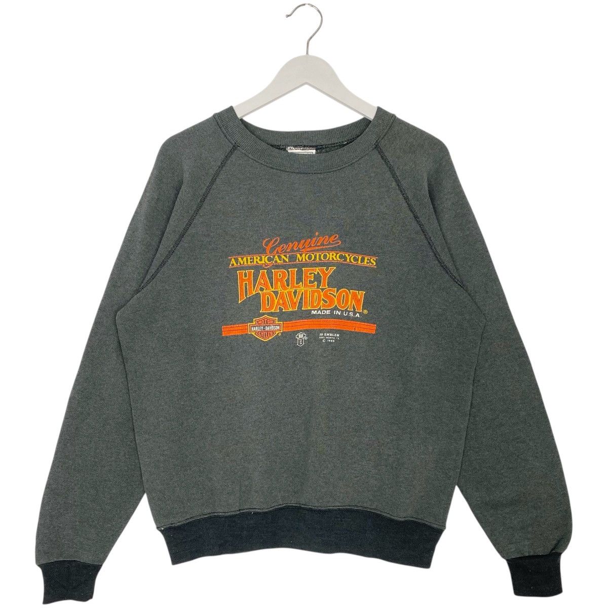 Other Vintage Lee Harley Davidson Printed Crewneck Sweatshirt Gray Size US L / EU 52-54 / 3 - 1 Thumbnail