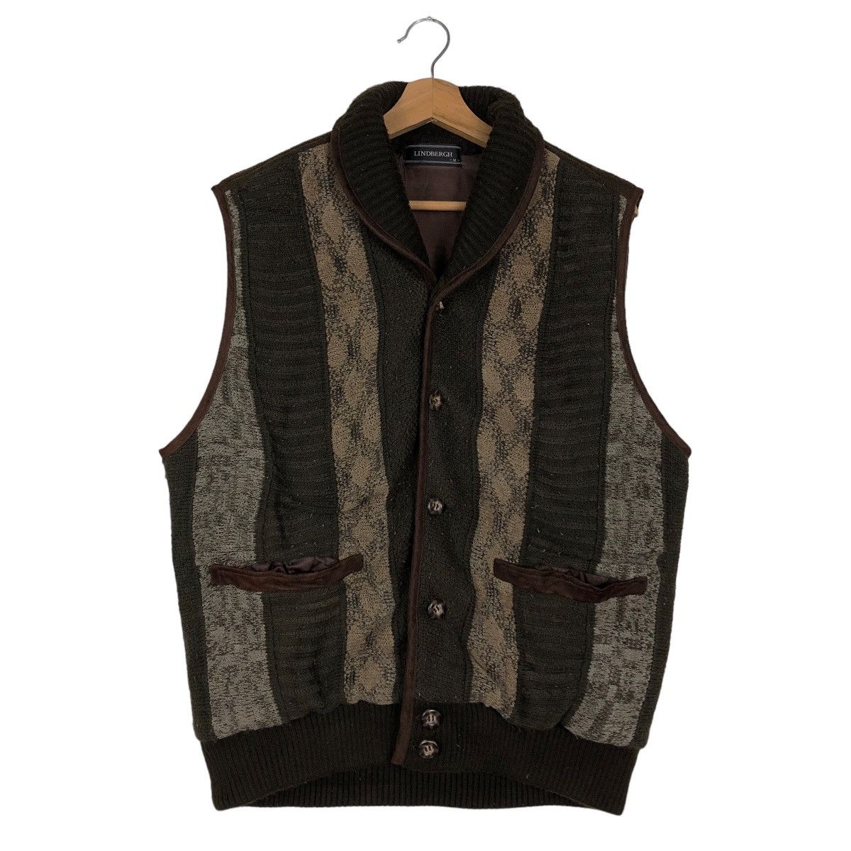 Japanese Brand 🔥90’s Issey Miyake Design Navajo Aztec Wool Vest Lindbergh Size US M / EU 48-50 / 2 - 1 Thumbnail