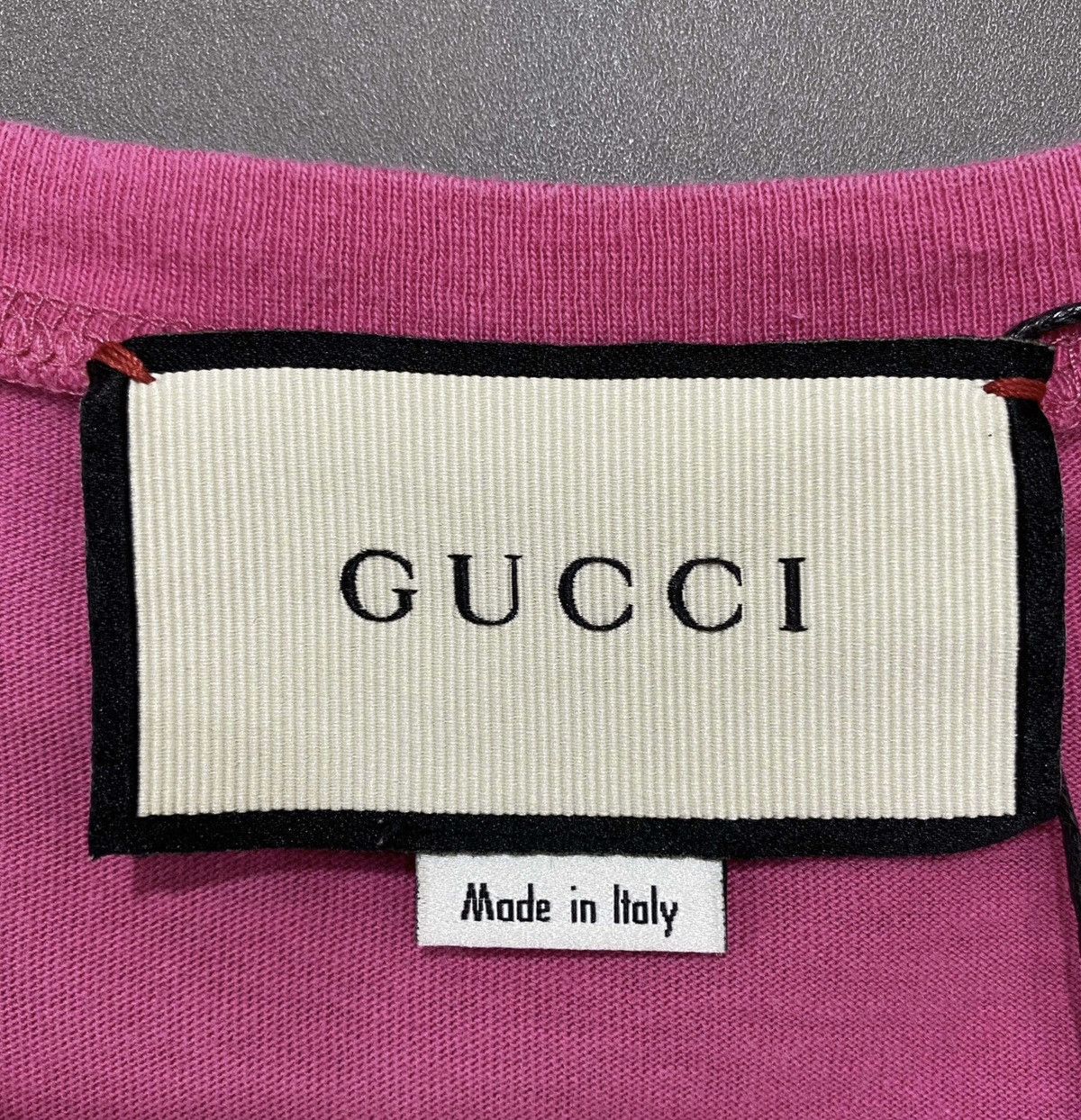 Gucci Pink kitten short-sleeved shirt GUCCI Size S / US 4 / IT 40 - 6 Thumbnail