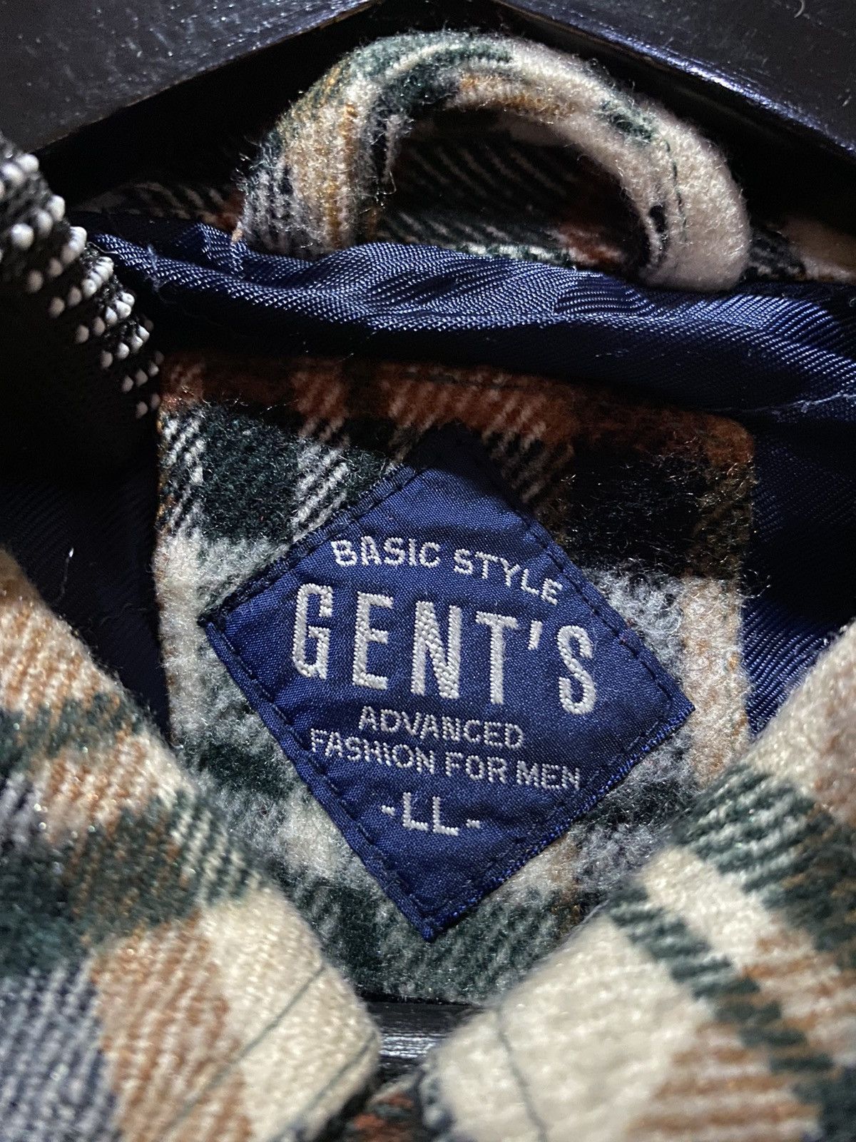 Gents Vintage GENT’S Wool Plaid Jacket Timeless Flannel Outerwear Size US XL / EU 56 / 4 - 4 Thumbnail