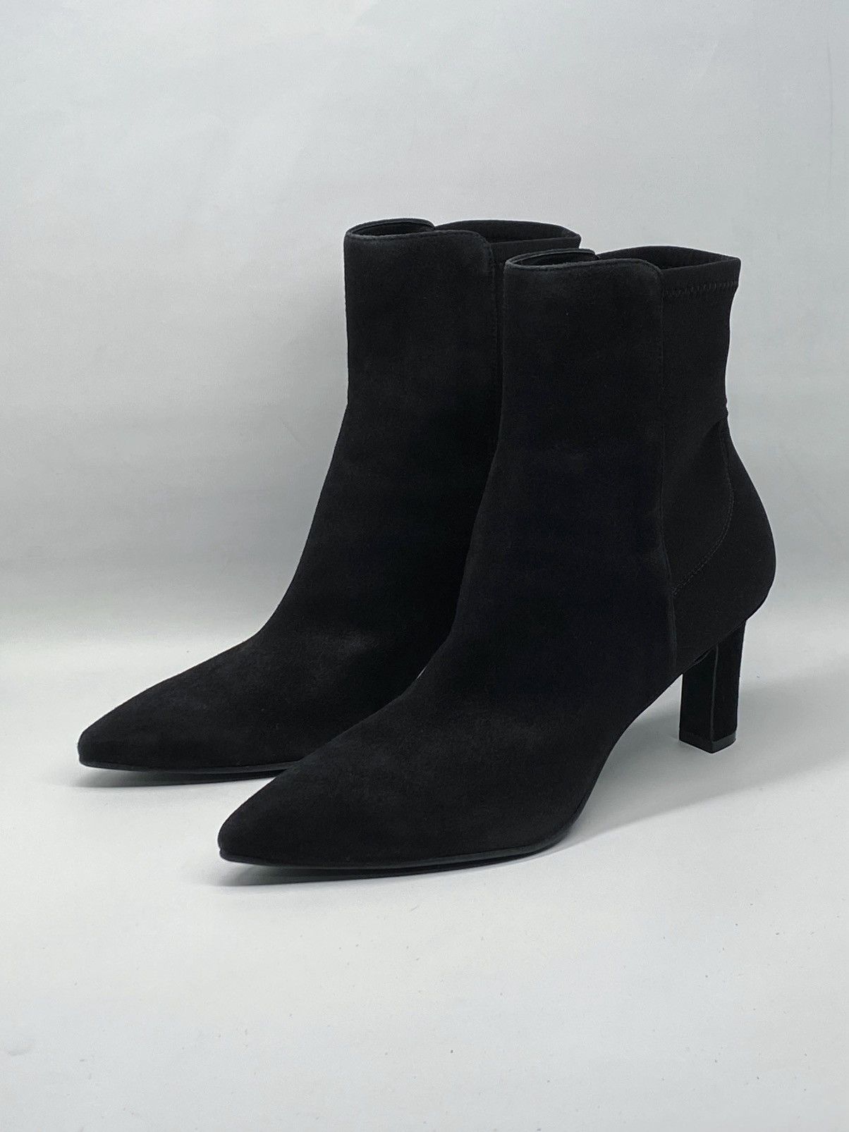 Stuart Weitzman Stuart Weitzman Lauri Point-Toe Suede Booties size 7.5 Size US 7.5 / IT 37.5 - 3 Thumbnail