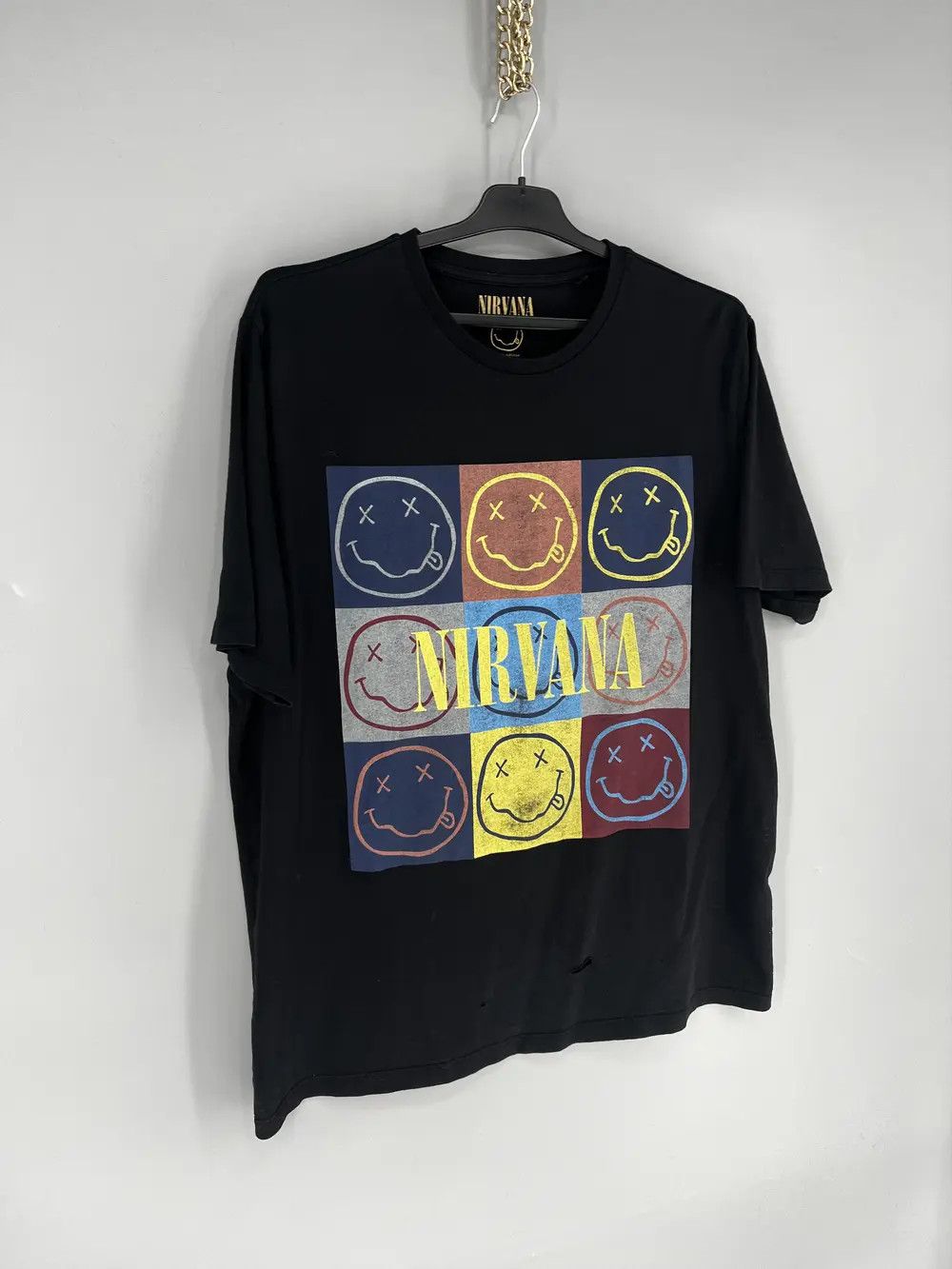 Band Tees × Vintage Nirvana Vintage Tee Men's Size L Black Short Sleeve Size US XXL / EU 58 / 5 - 2 Thumbnail