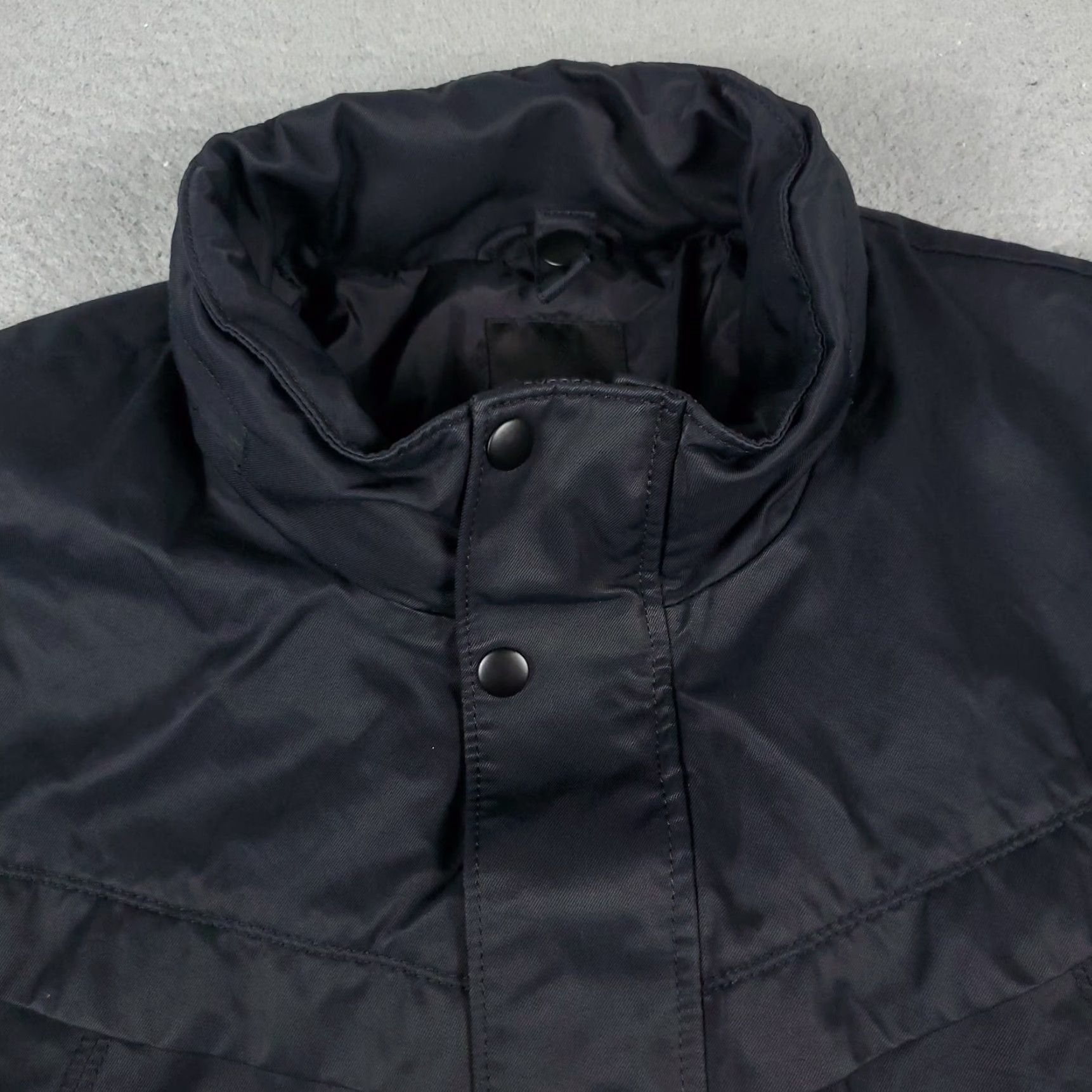 Express Express Jacket Mens Size XL Black Button Full Zip Up Winter Coat Adult Size US XL / EU 56 / 4 - 2 Thumbnail