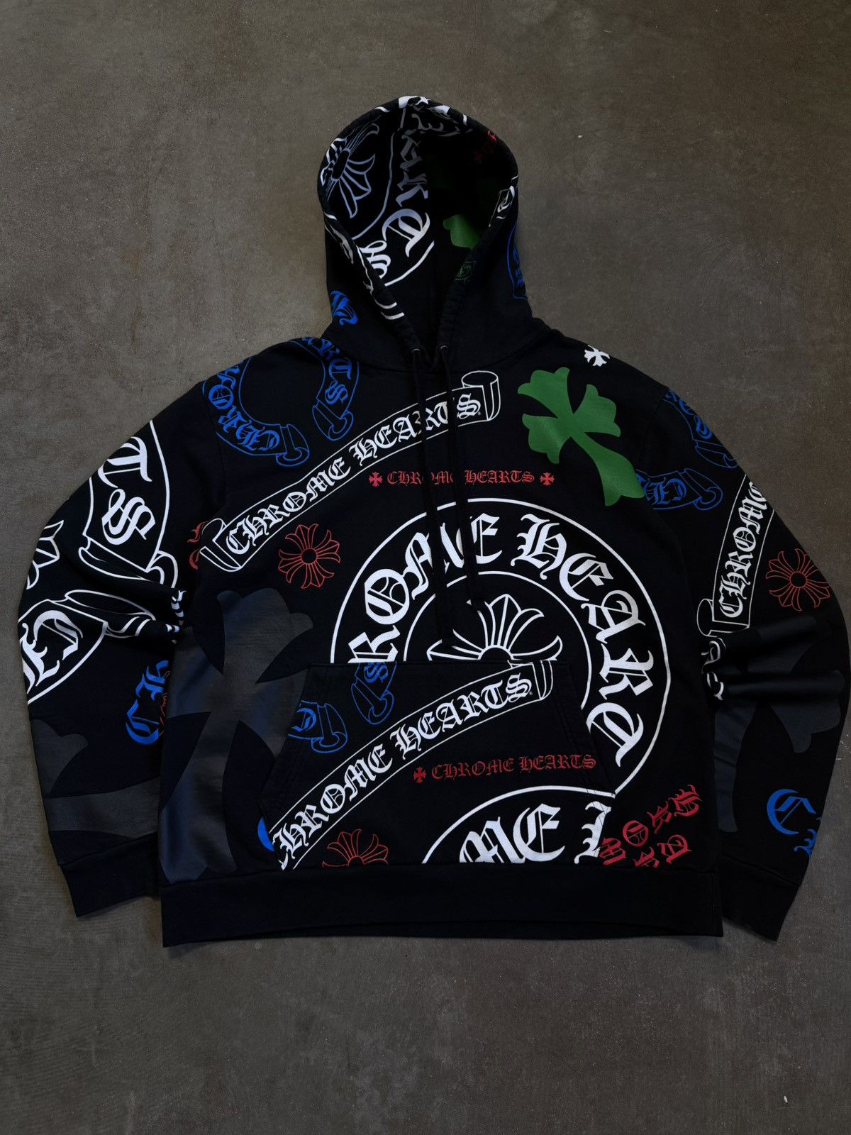 Chrome Hearts Chrome Hearts All Over Print Pull Over Hoodie Size US M / EU 48-50 / 2 - 1 Thumbnail