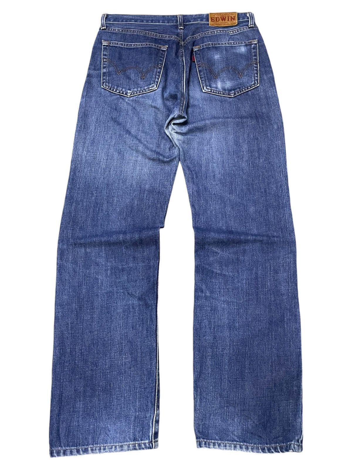 Edwin × Japanese Brand × Vintage Vintage Edwin 503Z Stone Wash Loose Straight Jeans Size US 30 / EU 46 - 2 Thumbnail