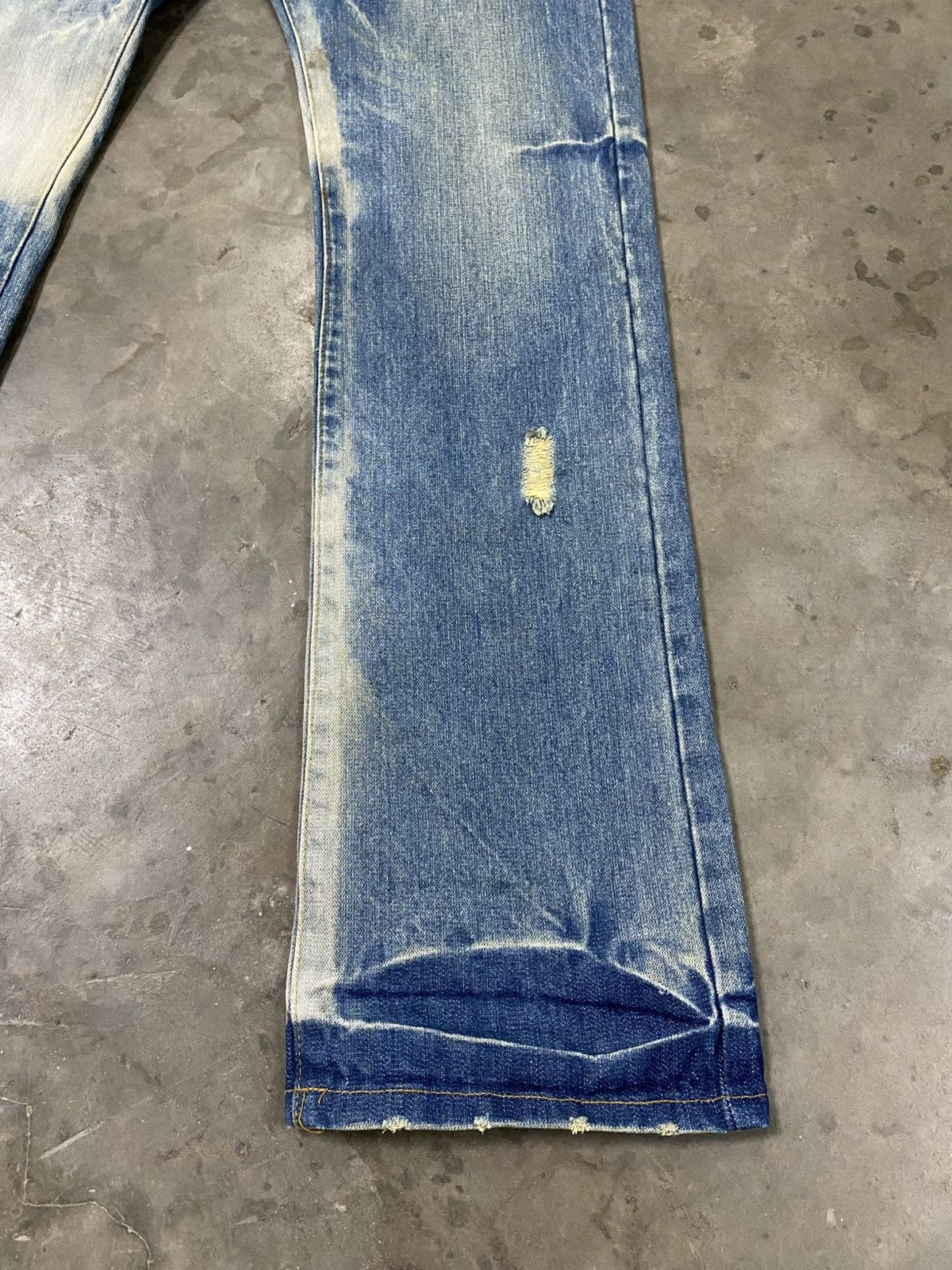Hysteric Glamour × If Six Was Nine × Japanese Brand Flare Jeans Japan Limited Distressed Vintage act190 Size US 32 / EU 48 - 12 Thumbnail