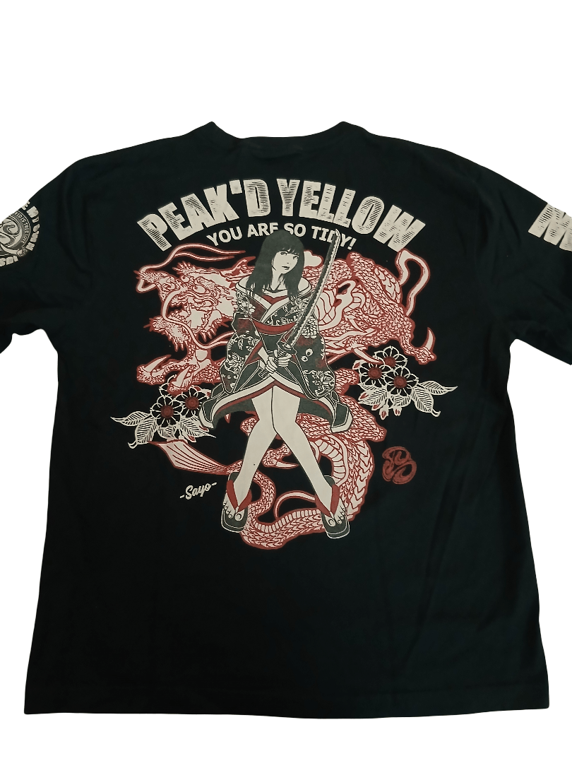 Other Peak'd Yellow Japanese Geisha Sukajan Longsleeves Shirt Size US L / EU 52-54 / 3 - 1 Thumbnail