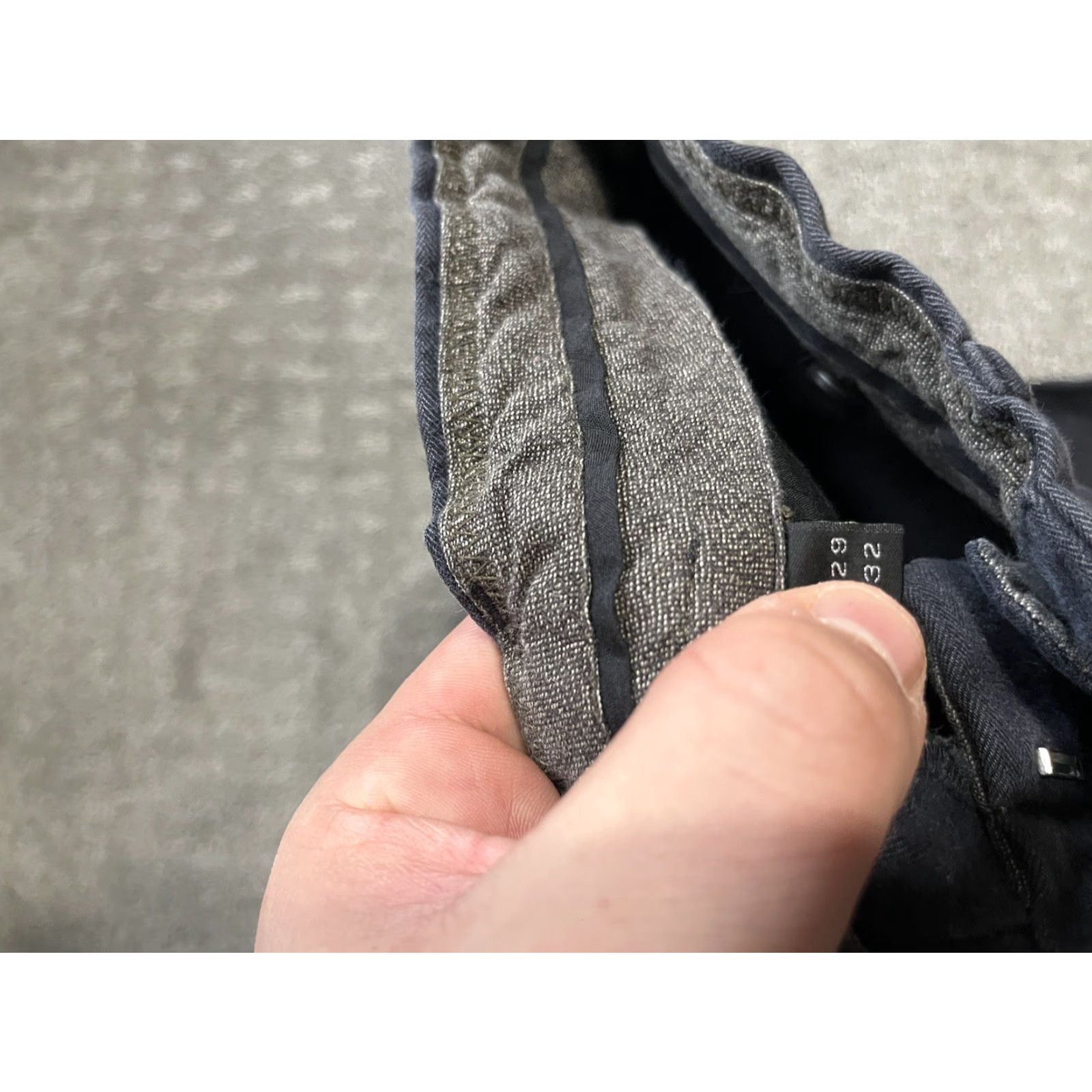 J.Crew VINTAGE J.CREW Bowery Dress Pants Men’s Slim Cotton 29x29 Blue Flat Front EUC Size US 29 - 6 Thumbnail