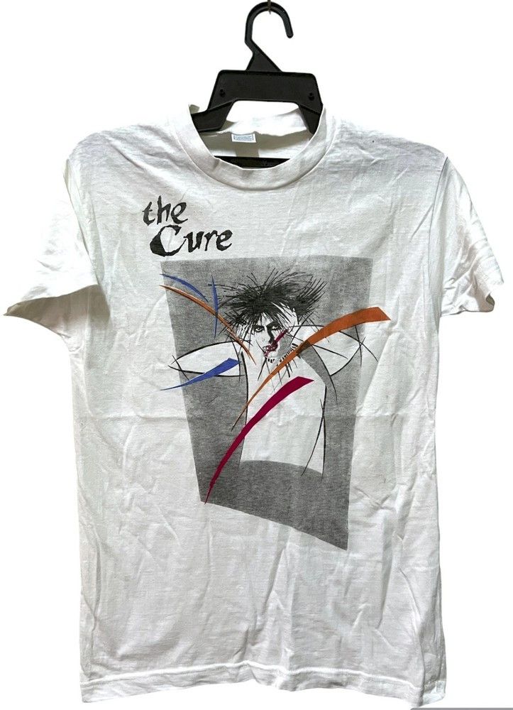Other VINTAGE 80s THE CURE GOTHIC ROCK TOUR CONCERT WHITE T-SHIRT Size US M / EU 48-50 / 2 - 1 Preview