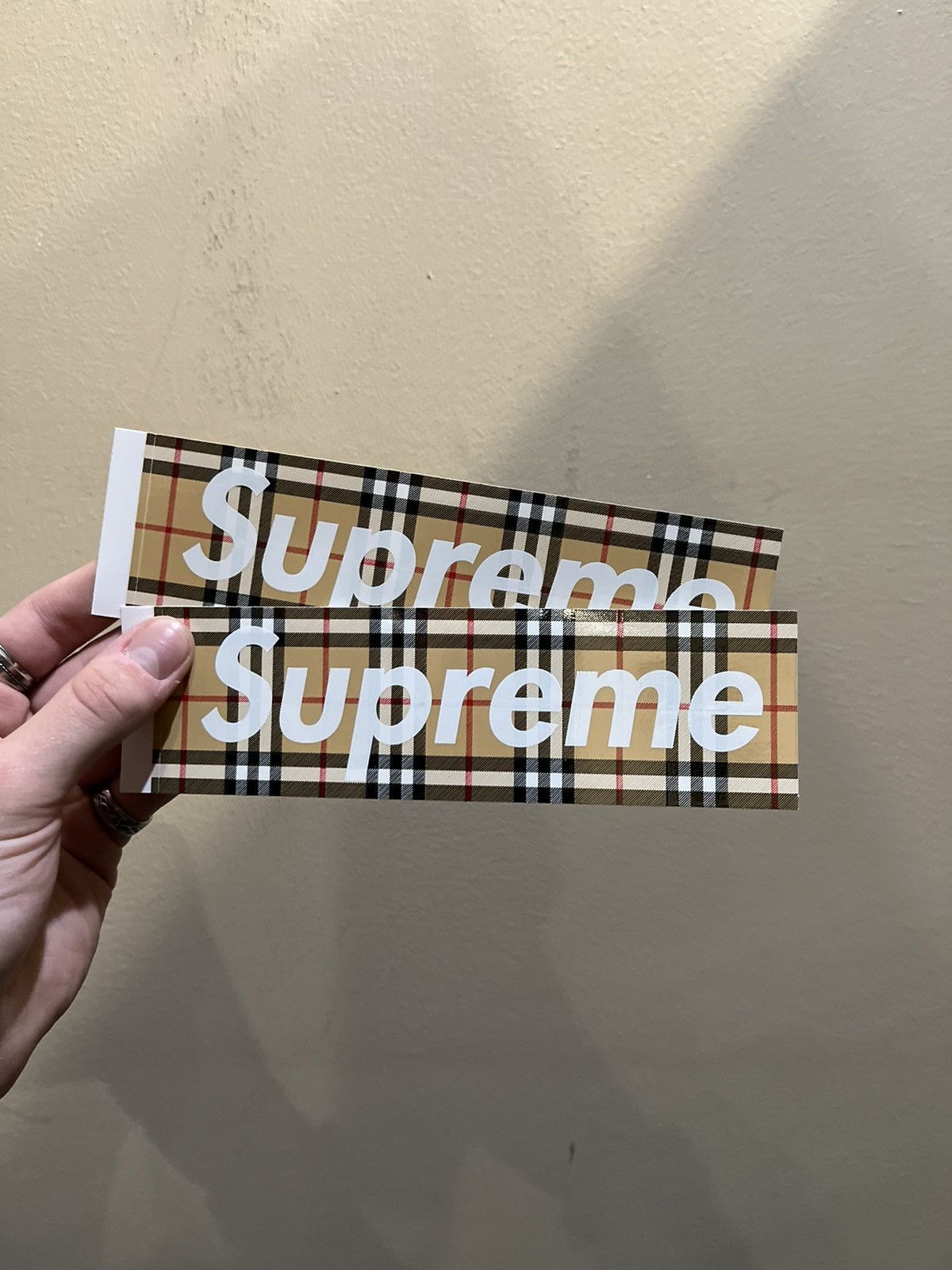 Supreme Burberry Box Logo | Grailed