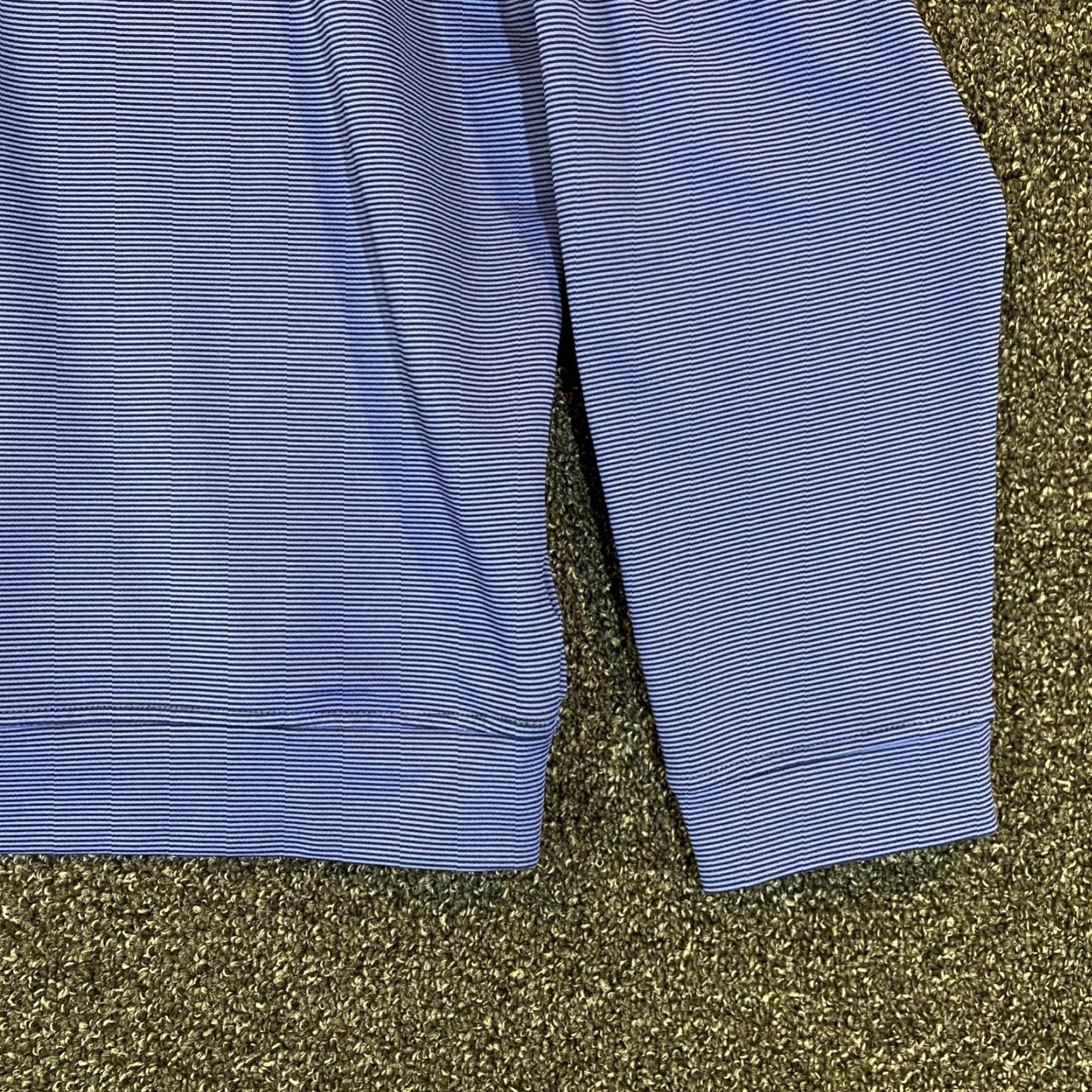 Vintage MAGASCHONI Pullover Men Large Blue Striped 1/4 Zip Light Stretch Preppy Mens Size US L / EU 52-54 / 3 - 3 Thumbnail