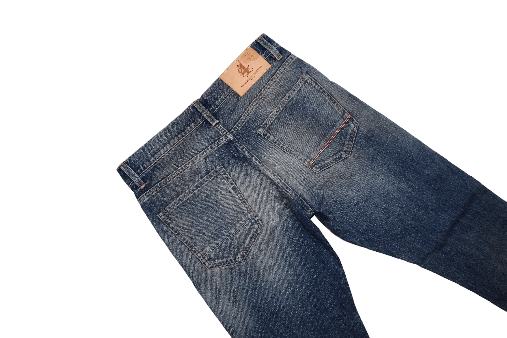 If Six Was Nine 💥 BLUEZONE 2017 Runway Jeans RED SELVAGE. 4x Brands Collab Size US 30 / EU 46 - 7 Thumbnail