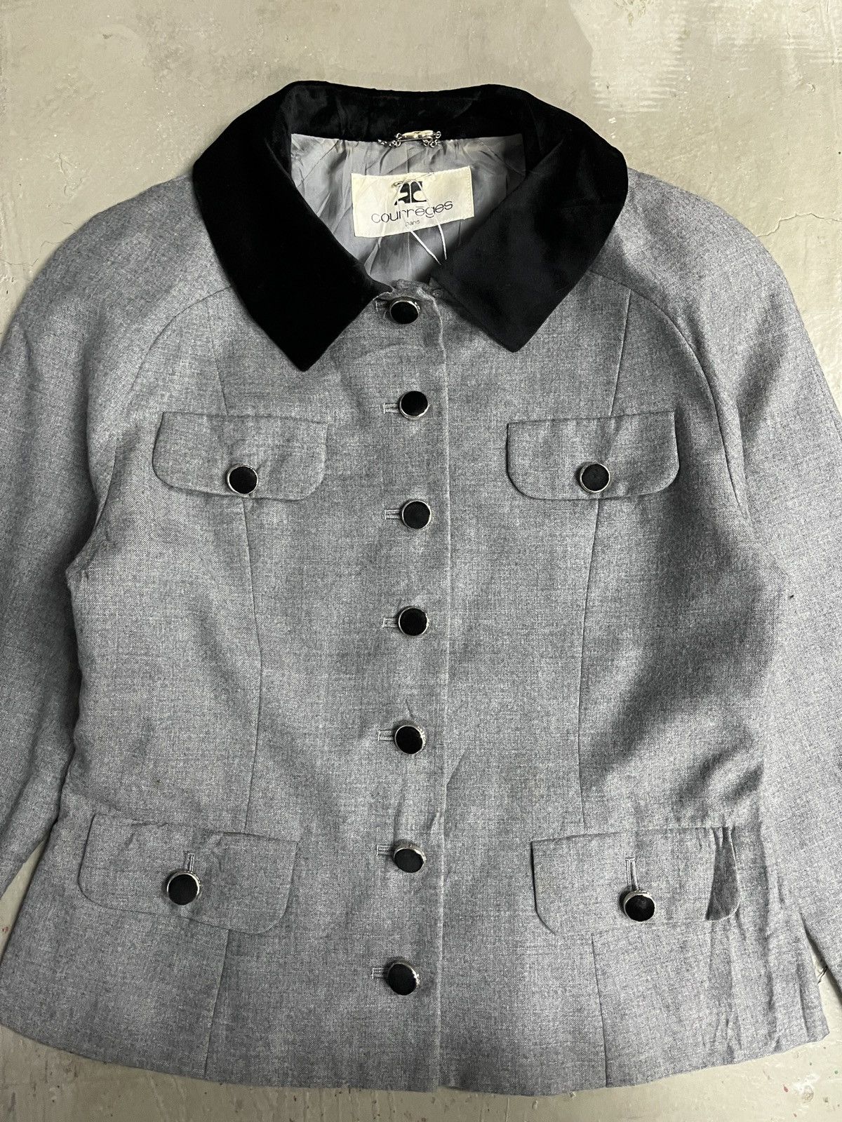 Courreges Vintage Courreges Jacket Blazer Chanel Style Size S / US 4 / IT 40 - 2 Thumbnail