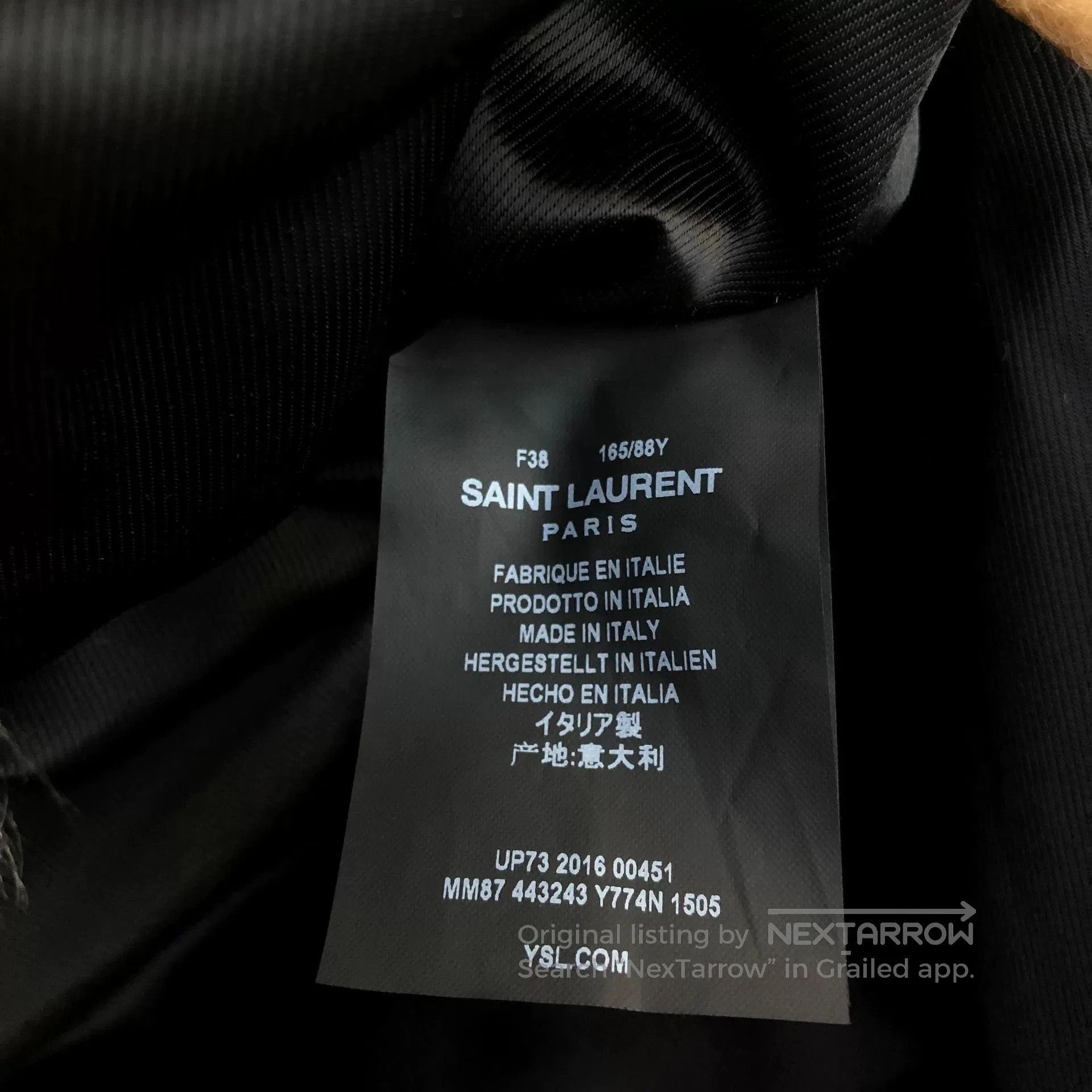 Saint Laurent Paris Saint Laurent 16FW Gold Fur Coat. Size S / US 4 / IT 40 - 8 Thumbnail