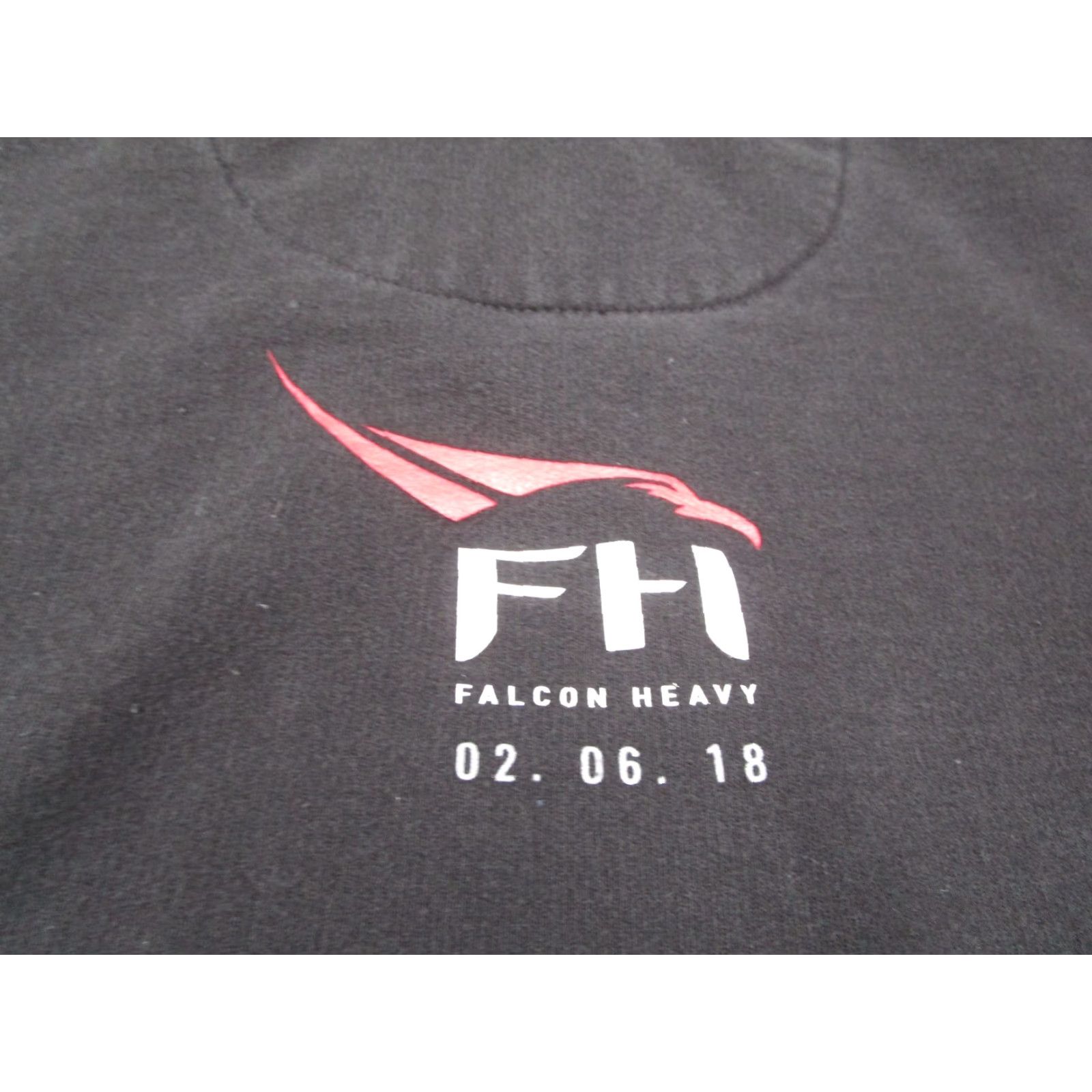 Vintage SpaceX Hoodie Women Extra Large Black Falcon Heavy 2018 Pullover Long Sleeve Size XL / US 12-14 / IT 48-50 - 5 Thumbnail