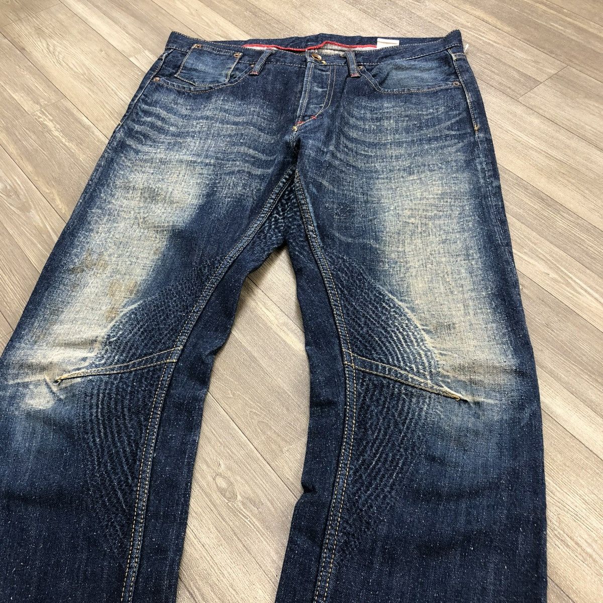 If Six Was Nine 2000s Japanese Brand Faded Y2K Lgb Goa Bootcut Flared Jeans Size US 32 / EU 48 - 3 Thumbnail