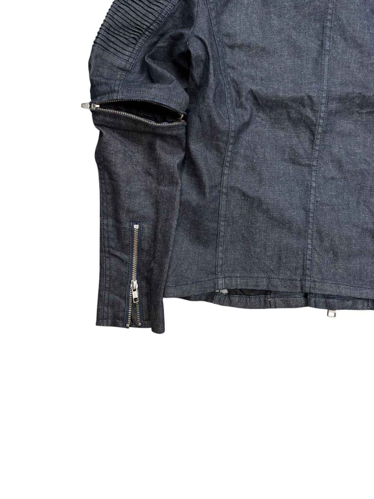 Isamu Katayama Backlash 2000s Black by Vanquish - Rider Denim Jacket Size US M / EU 48-50 / 2 - 10 Thumbnail