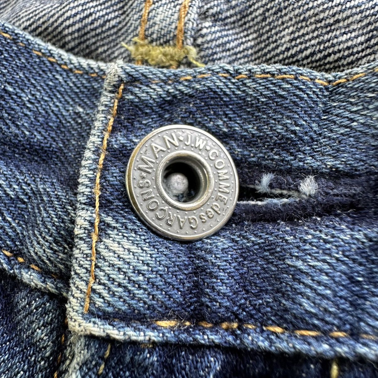 Comme des Garcons Vtg Comme Des Garcons Selvedge Distress Faded Denim Jean W34 Size US 34 / EU 50 - 4 Thumbnail