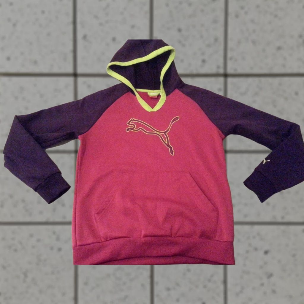 Puma PUMA Hoodie Sweater M Purple Womens Athletic Gym Workout Shirt Size M / US 6-8 / IT 42-44 - 1 Thumbnail
