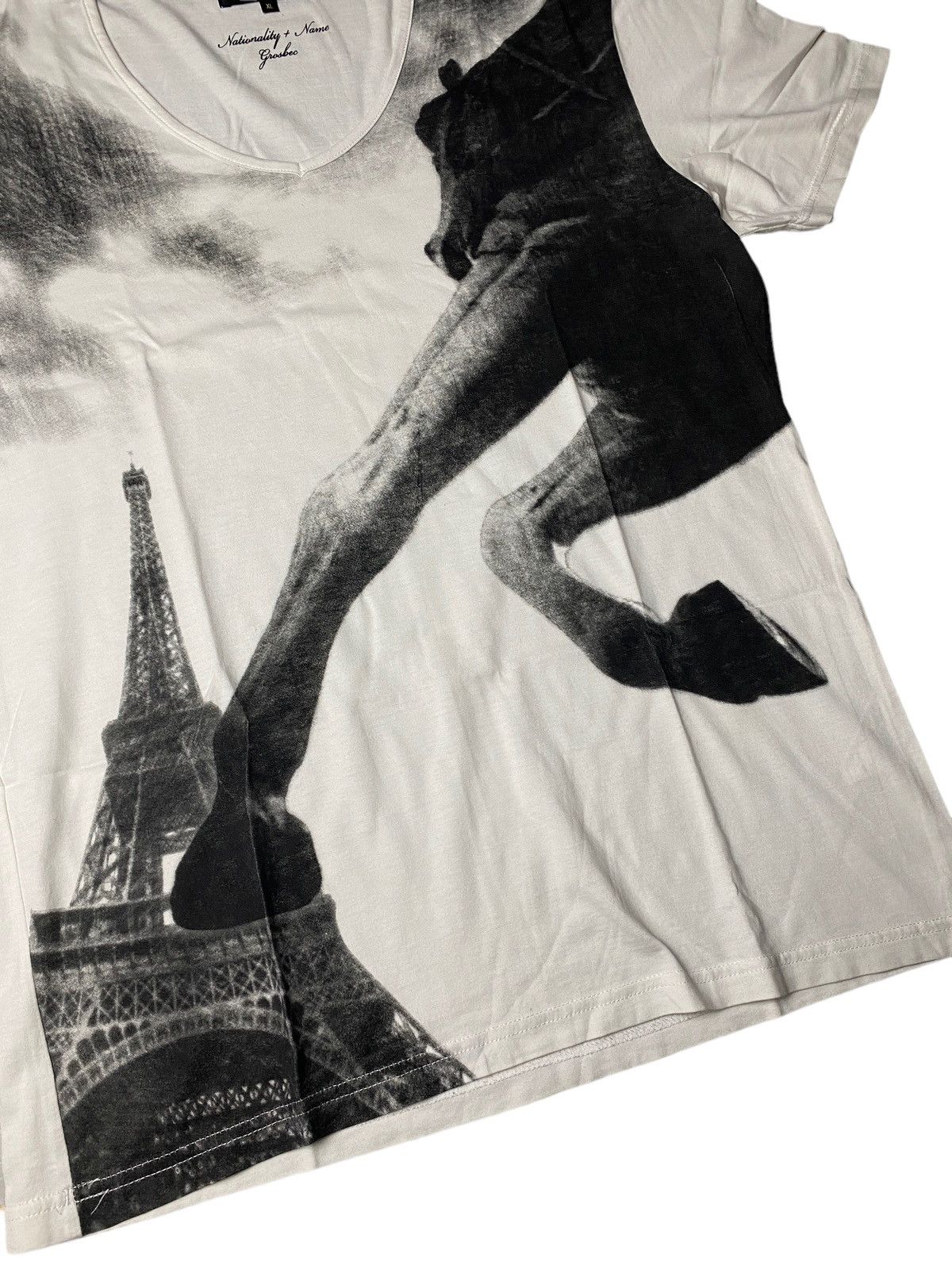Beauty Beast × Hysteric Glamour × Japanese Brand 2000's Nationality Name Grosbec Horse at Paris Shirt Size US L / EU 52-54 / 3 - 2 Thumbnail