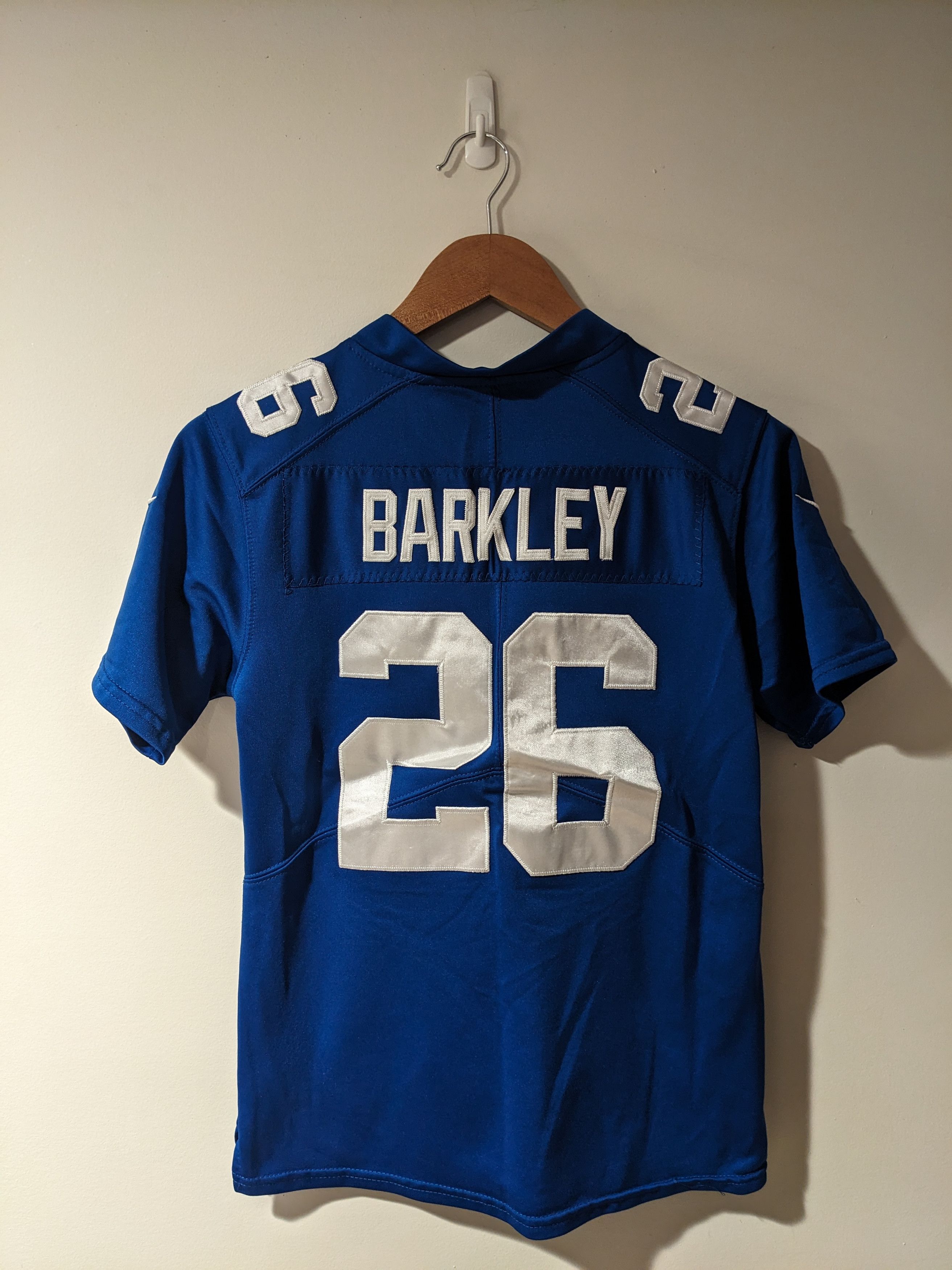 NFL × Nike New York Giants NFL Football Nike Barkley YOUTH Jersey Size US M / EU 48-50 / 2 - 1 Thumbnail