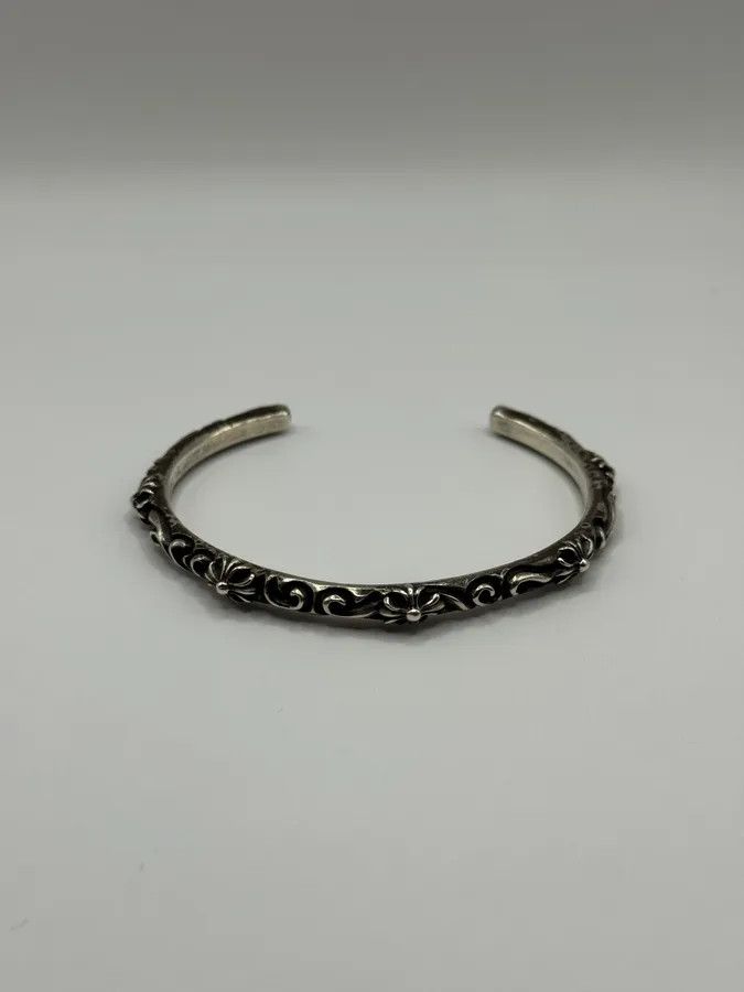 Chrome Hearts Chrome Hearts SBT Band Silver 925 Bangle Bracelet Size ONE SIZE - 1 Thumbnail