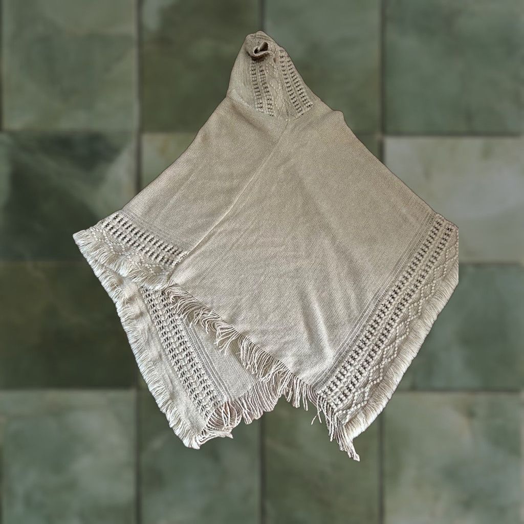 Apt. 9 Apt. 9 Women's Poncho Cape Sweater One Size Beige Classic Size ONE SIZE - 1 Thumbnail