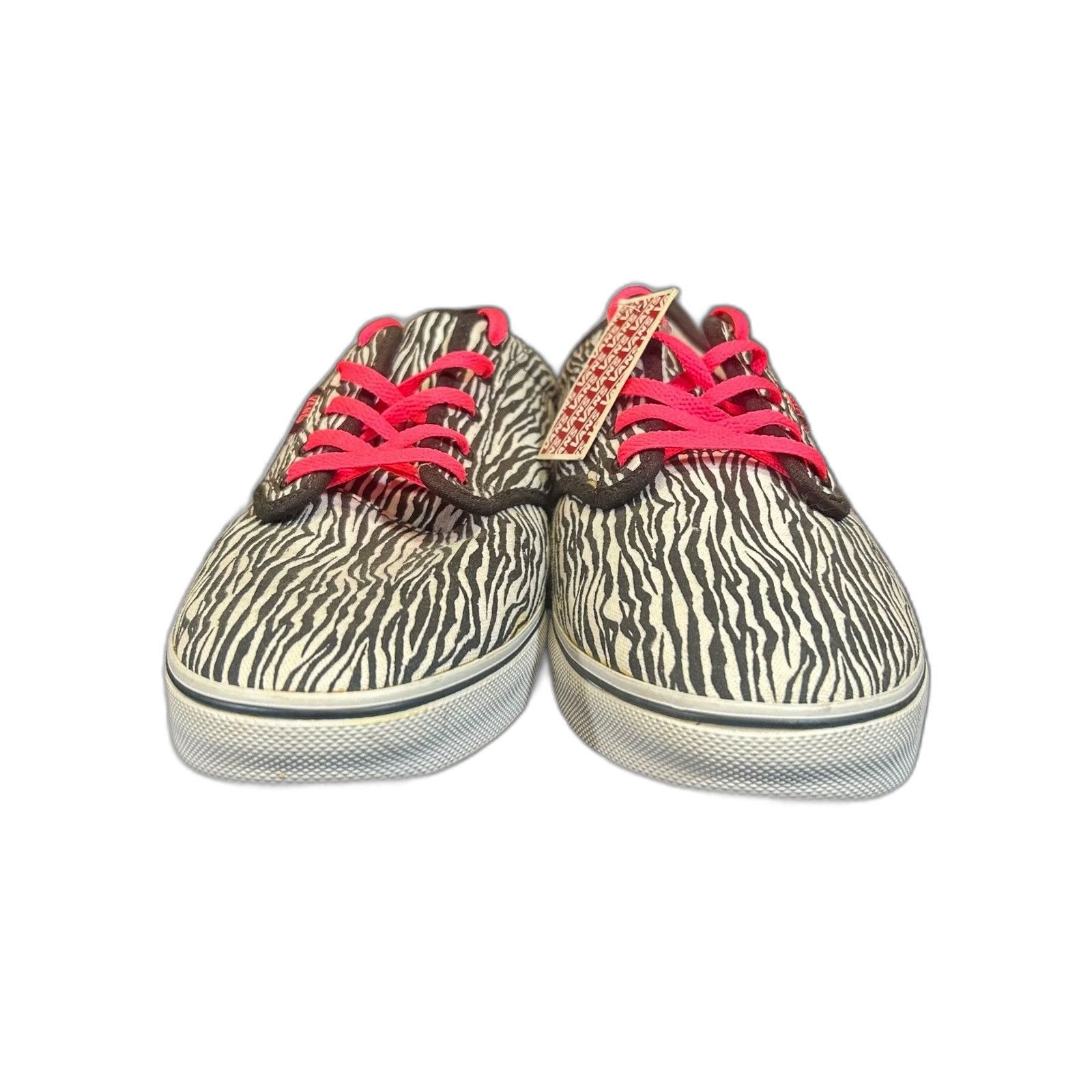 Vans Vans Lo Pro White/Black Zebra Print Skate Canvas Shoes Women Size US 10 / EU 43 - 3 Thumbnail