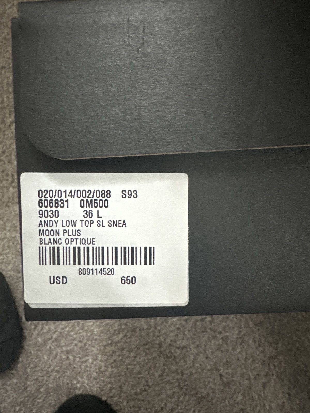 Saint Laurent Paris Saint Laurent Andy Low Top Sneaker Size US 6 / IT 36 - 9 Thumbnail